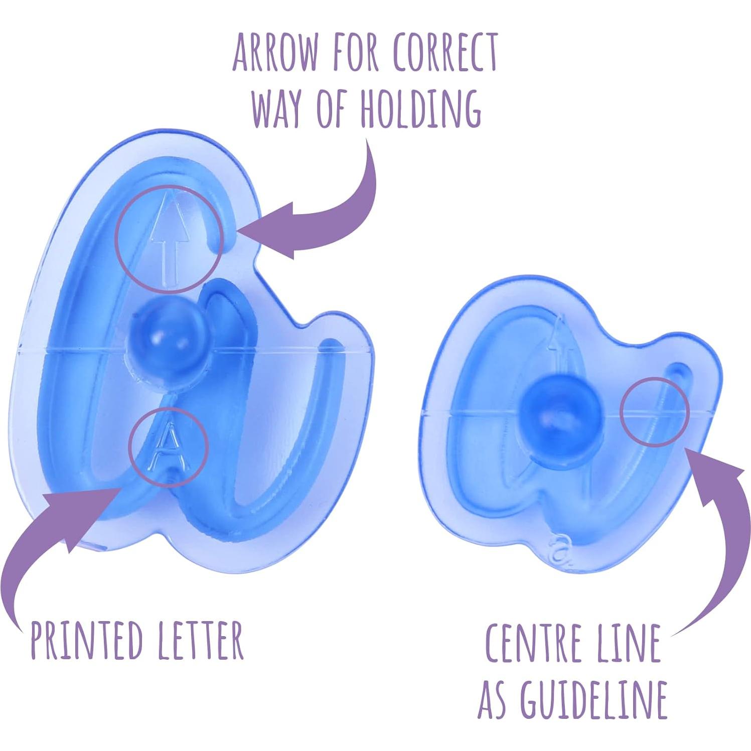 Conjunto de Sellos de Letras PME Fun Fonts 52 Piezas