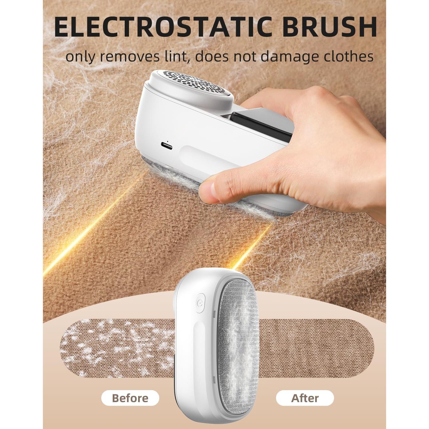 Raspador de Tela Recargable 2600 mAh - Removedor de Pelusa