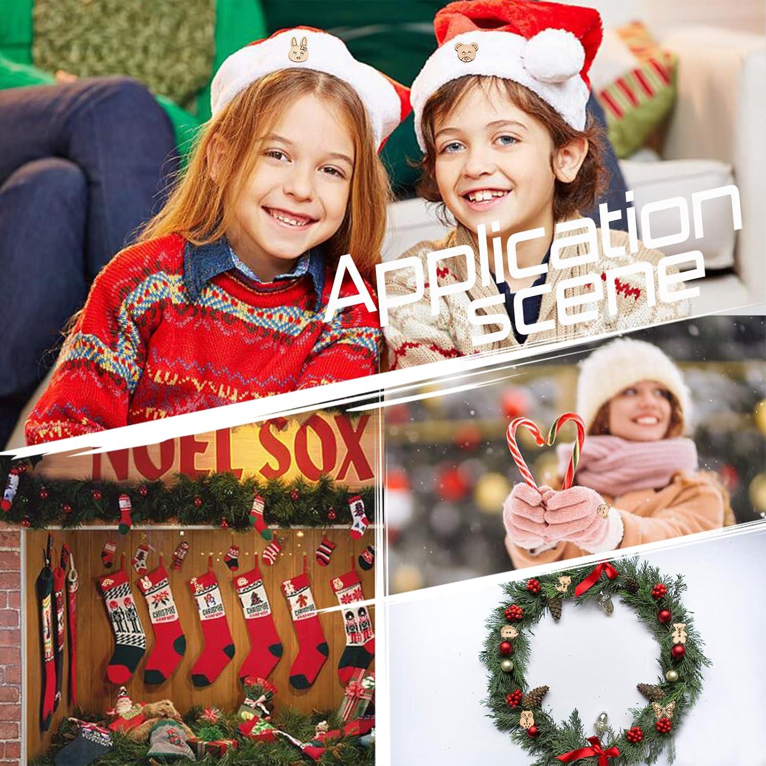 100 Botones de Madera Estilo Animal Arricraft para Manualidades