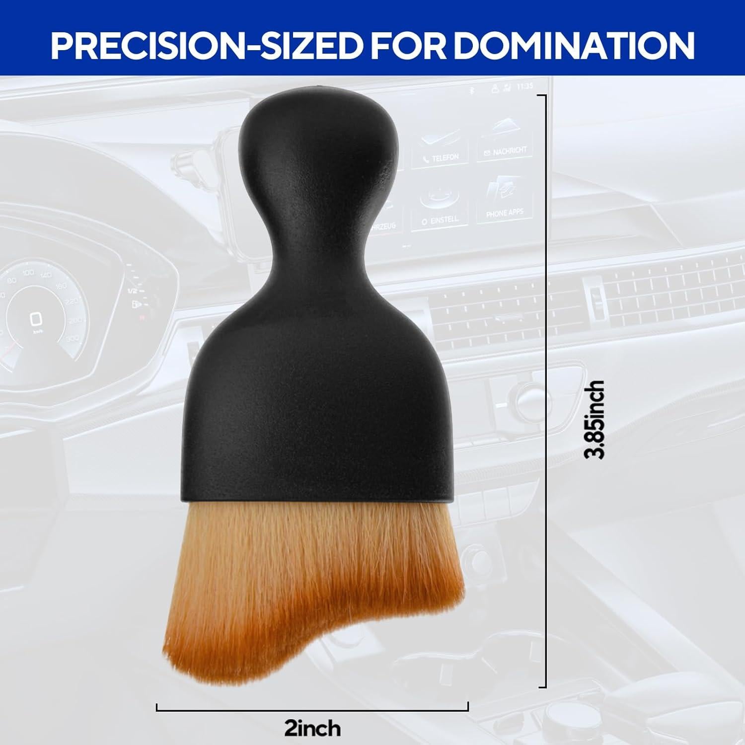 Cepillo de Detalle de Coche JsqFogey Ultra Suave 3 Piezas