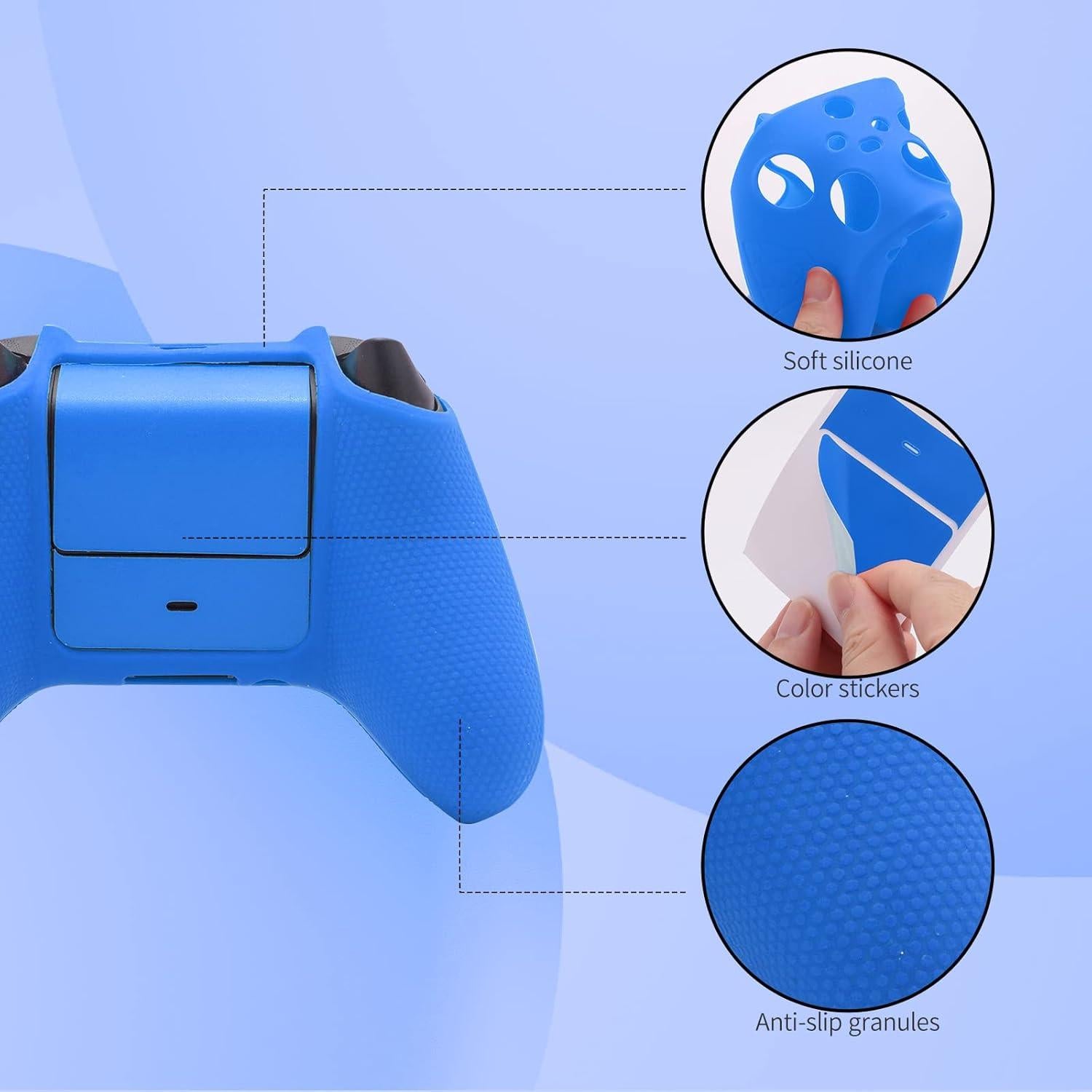 Funda de Silicona Antideslizante ECHZOVE para Controlador Xbox Series X/S