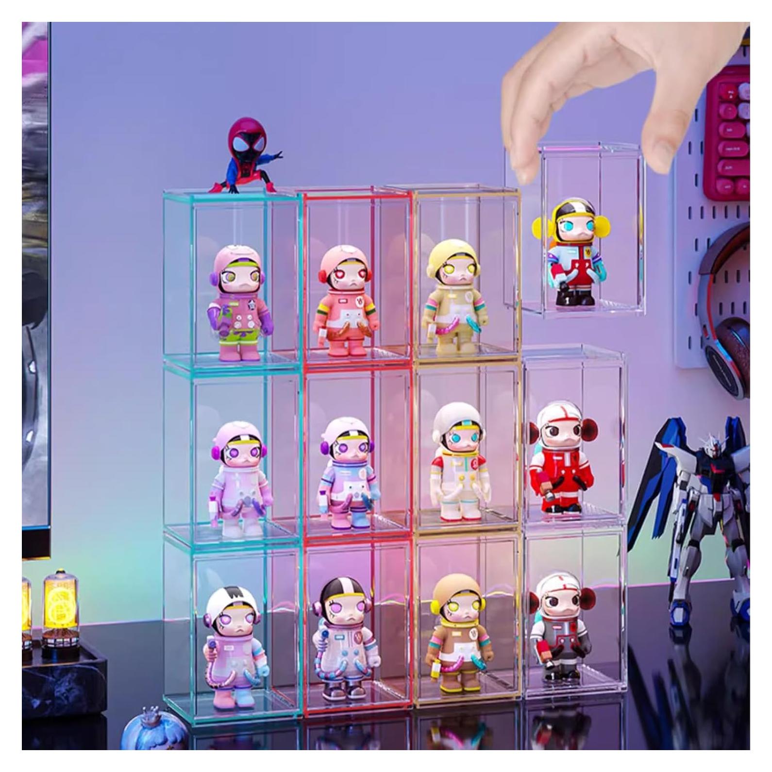 Cajas de Exhibición Acrílicas WMM 3 PCS Apilables 11.5 cm