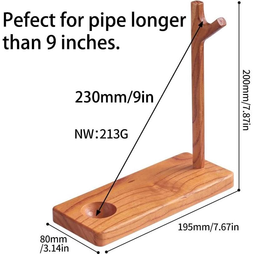 Soporte de Madera para Pipa de Tabaco Tom's Wheezes - Desmontable