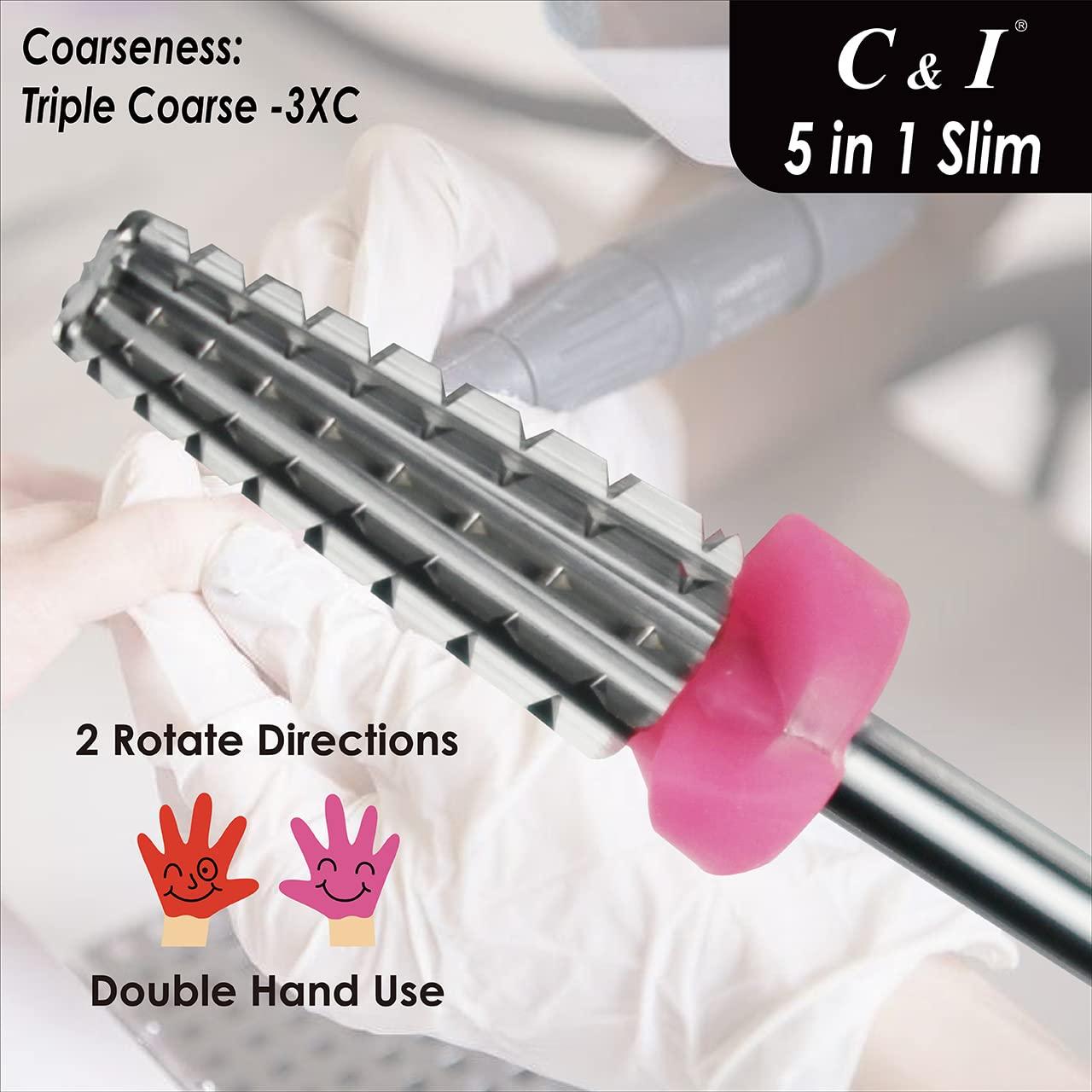 Broca de Uñas C & I 5 en 1 Slim Triple Grueso -3XC