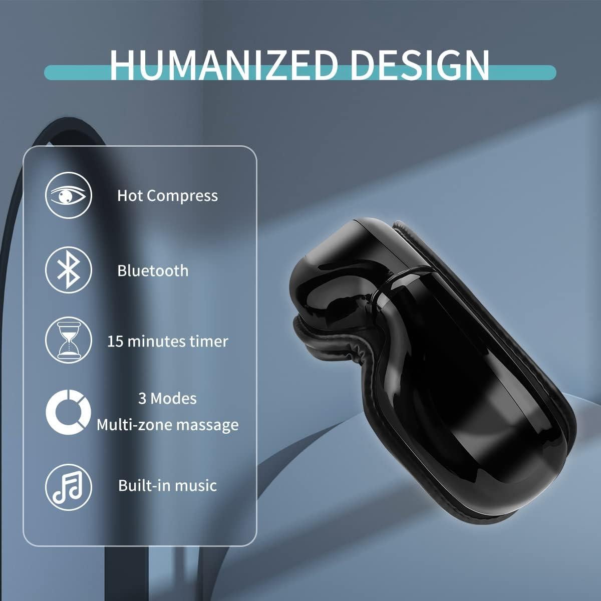 Masajeador de Ojos Alaska Bear AB-EM001-16 con Calor