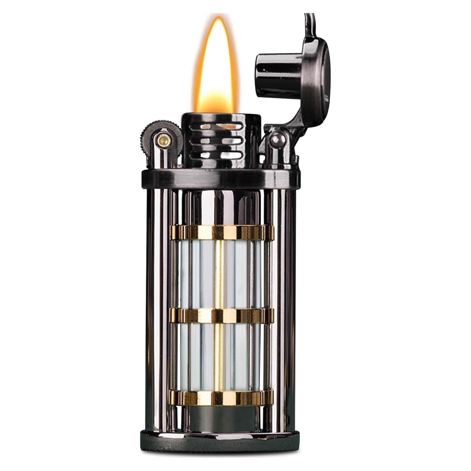 Encendedor Antorcha Recargable Lliang Negro a Prueba de Viento