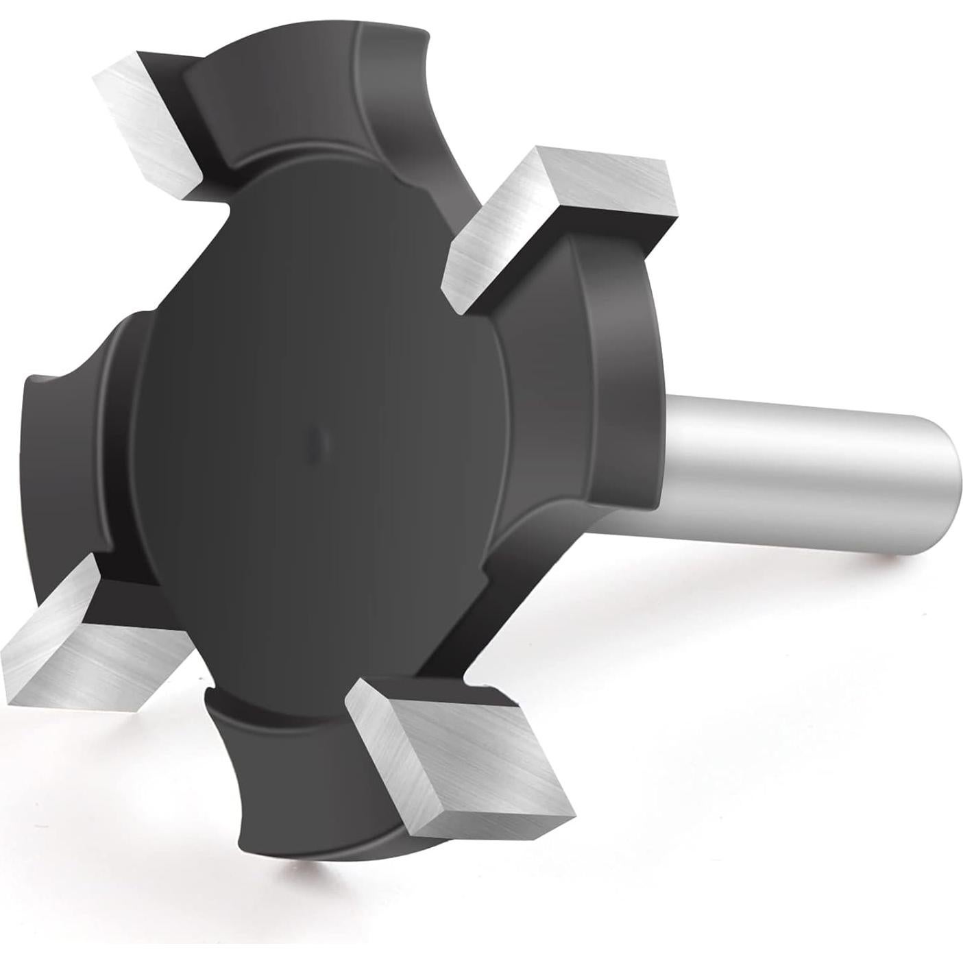 Fresa CNC Aplanadora BINSTAK 1/4" Shank 38mm Diámetro 4 Alas