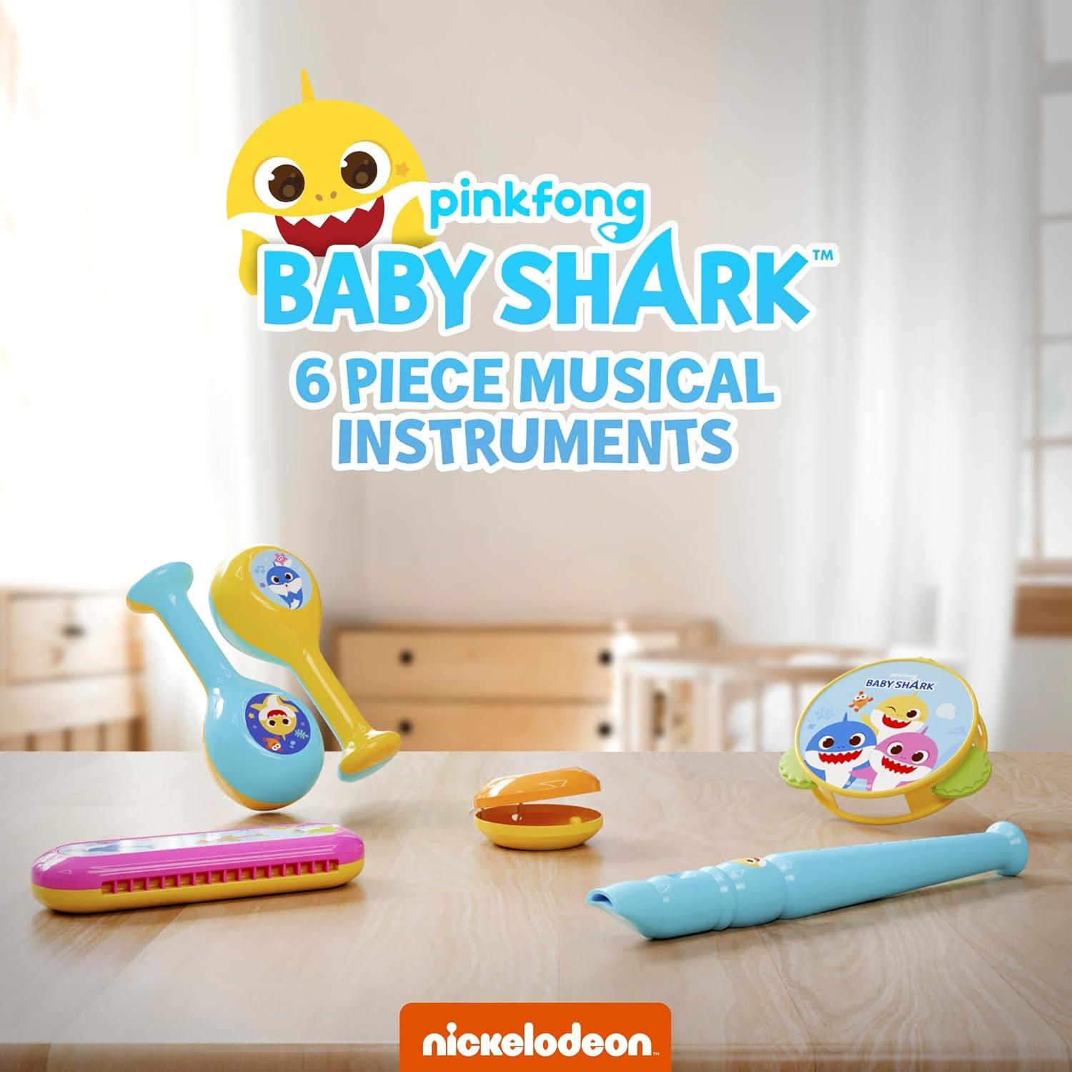 Conjunto de Instrumentos Musicales Lollipop - Flauta, Maracas, Armónica, Pandereta