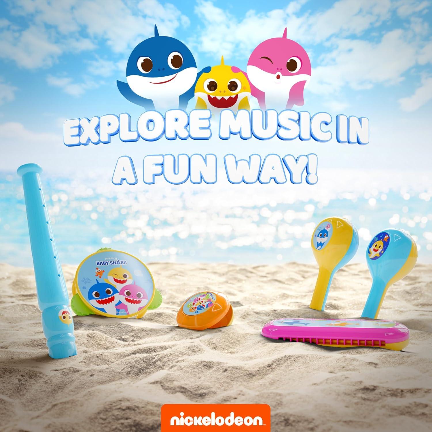 Conjunto de Instrumentos Musicales Lollipop - Flauta, Maracas, Armónica, Pandereta