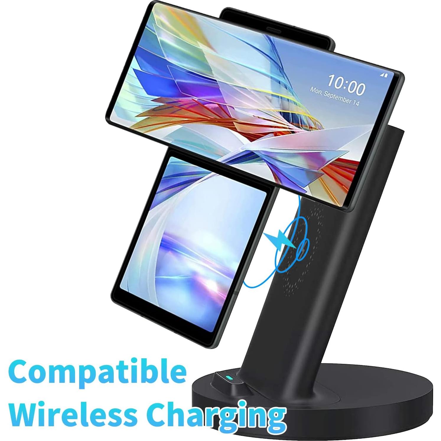 Funda de Silicona Dikoer para LG Wing 5G 6.8" - Bandera Americana