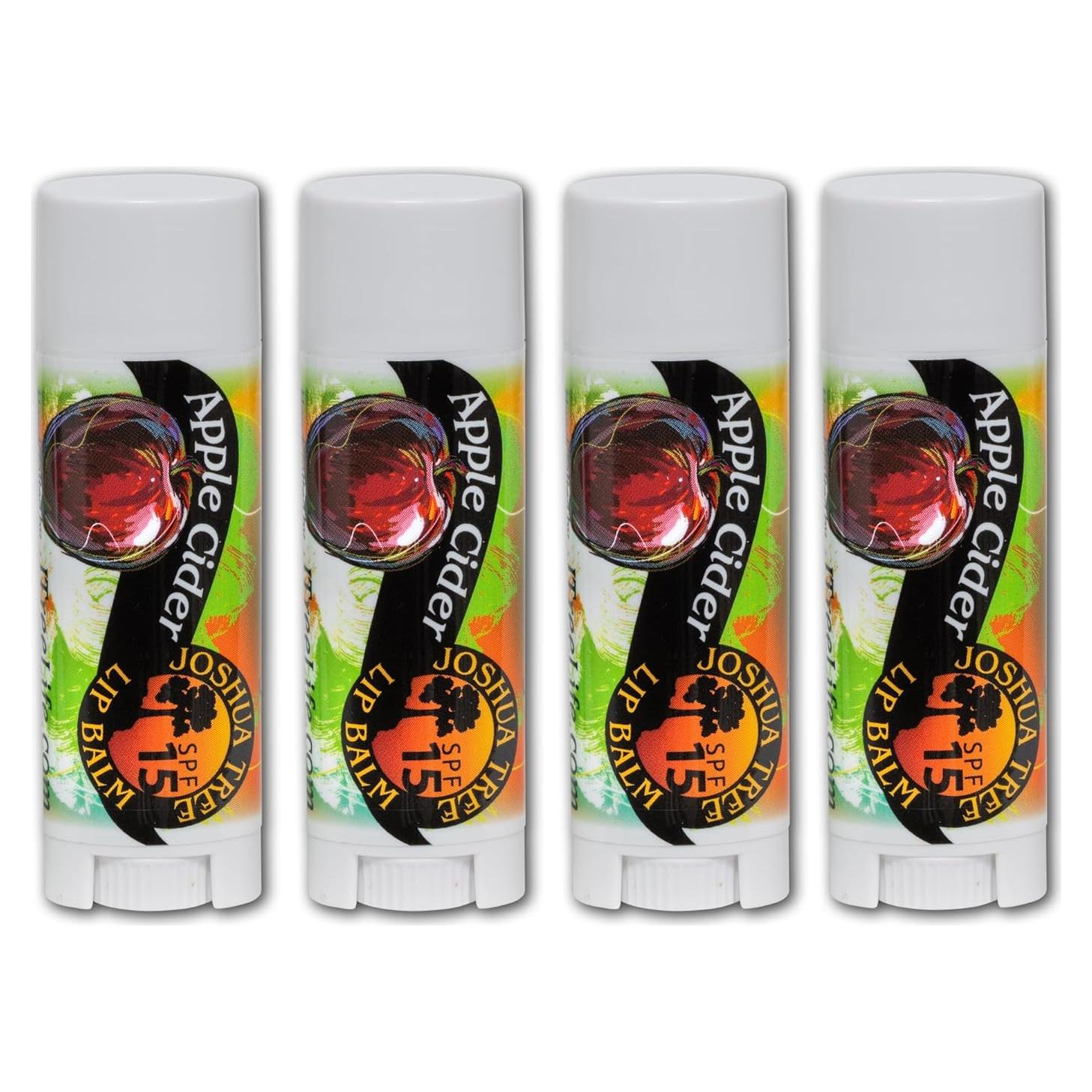 Bálsamo Labial Orgánico Joshua Tree Sidra de Manzana - 4 Unidades
