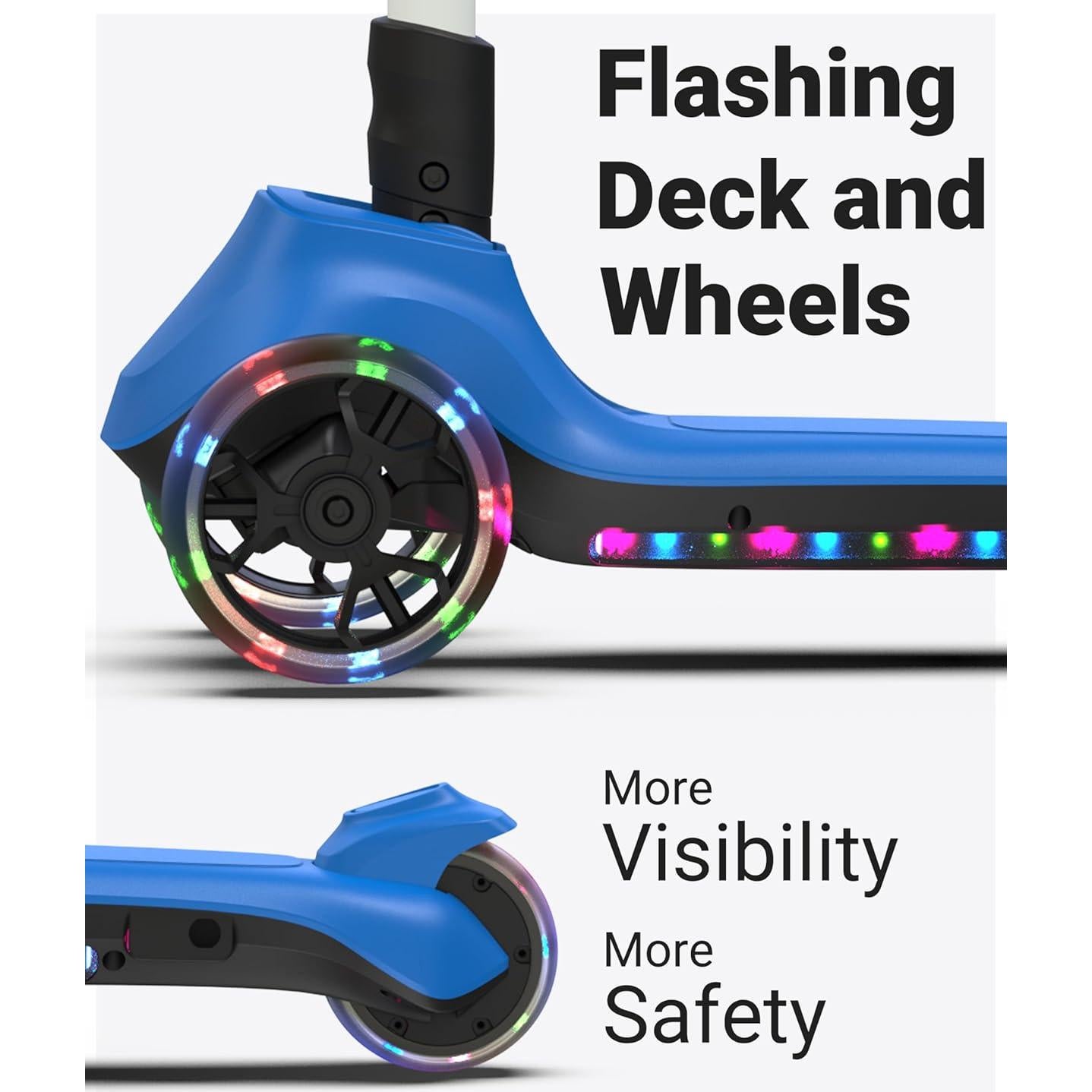 Scooter Eléctrico para Niños ELECOSMOS KS20 - 3 Ruedas, 8 km/h