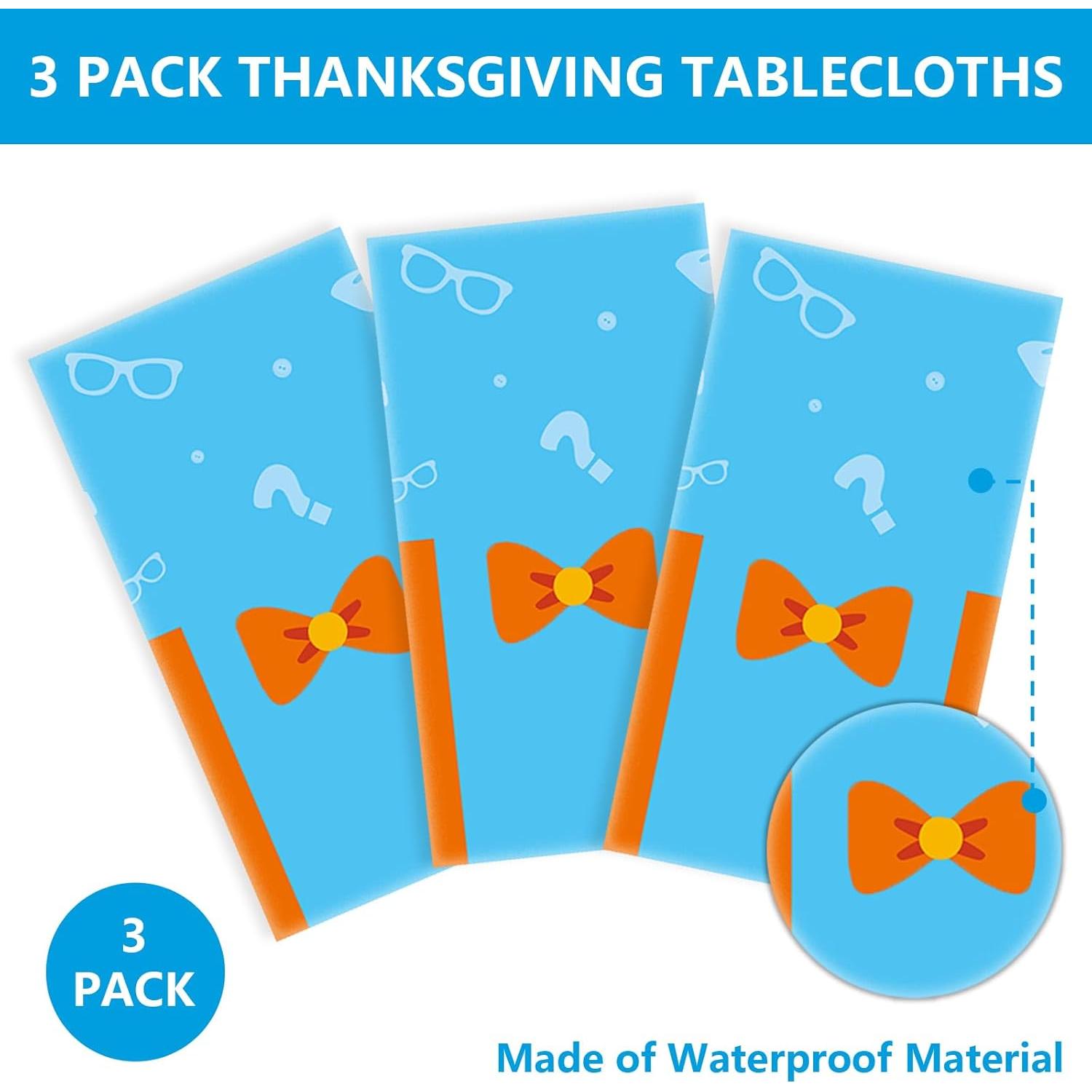 Manteles de Caricatura para Niños 3 Piezas 274x137 cm likuyve