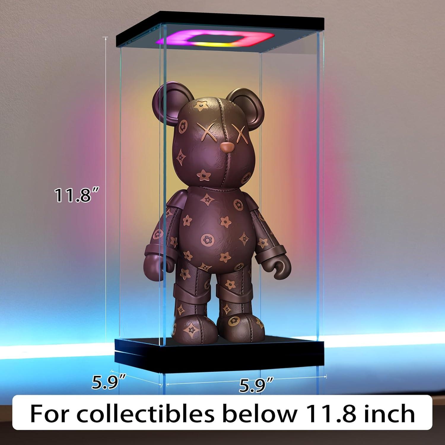 Caja de Exhibición Acrílica con Luz LED AZEYN 15.24x15.24 cm