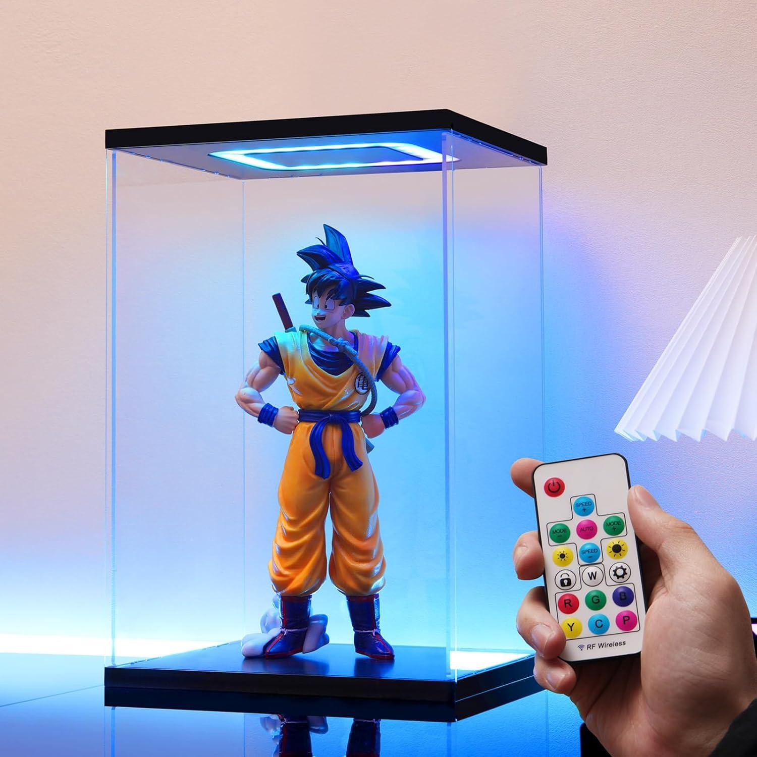 Caja de Exhibición Acrílica con Luz LED AZEYN 15.24x15.24 cm