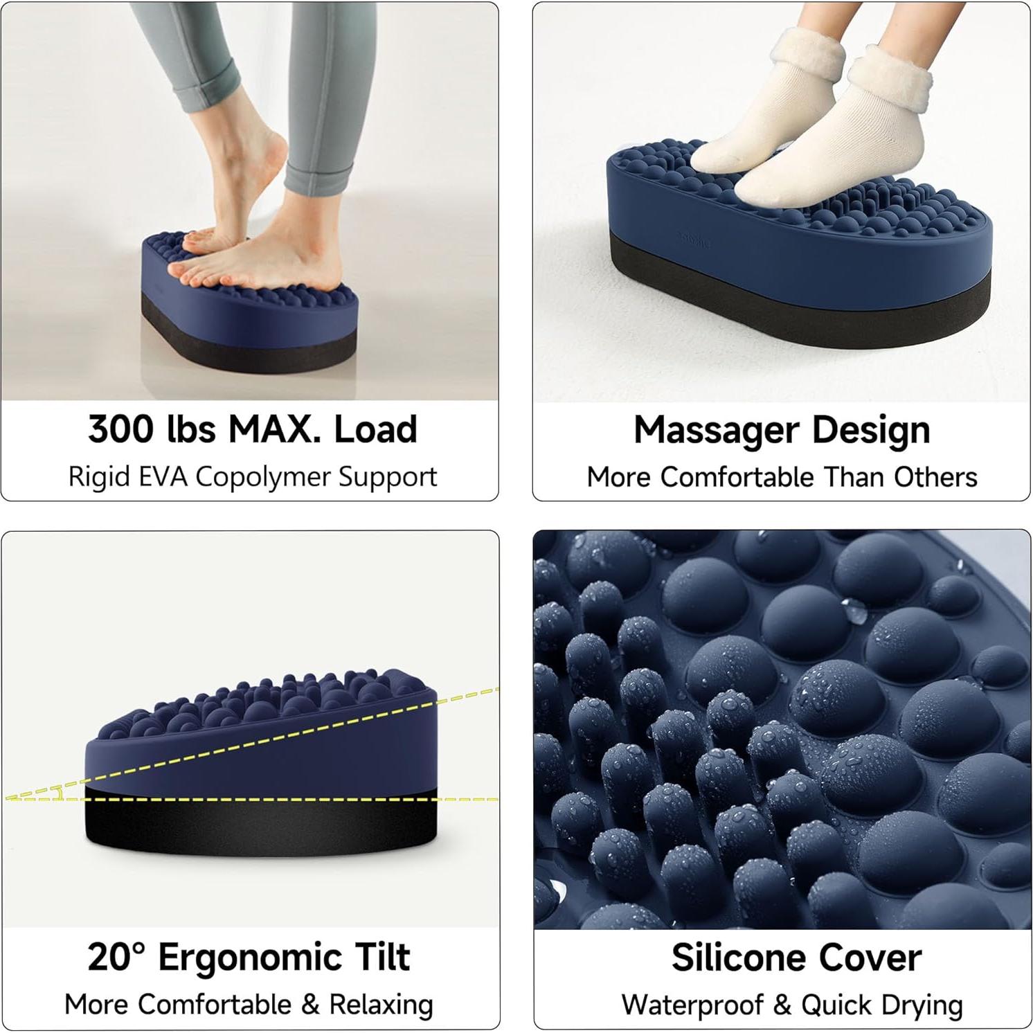 Reposapiés DIKDOC de Silicona Azul para Alivio de Pies