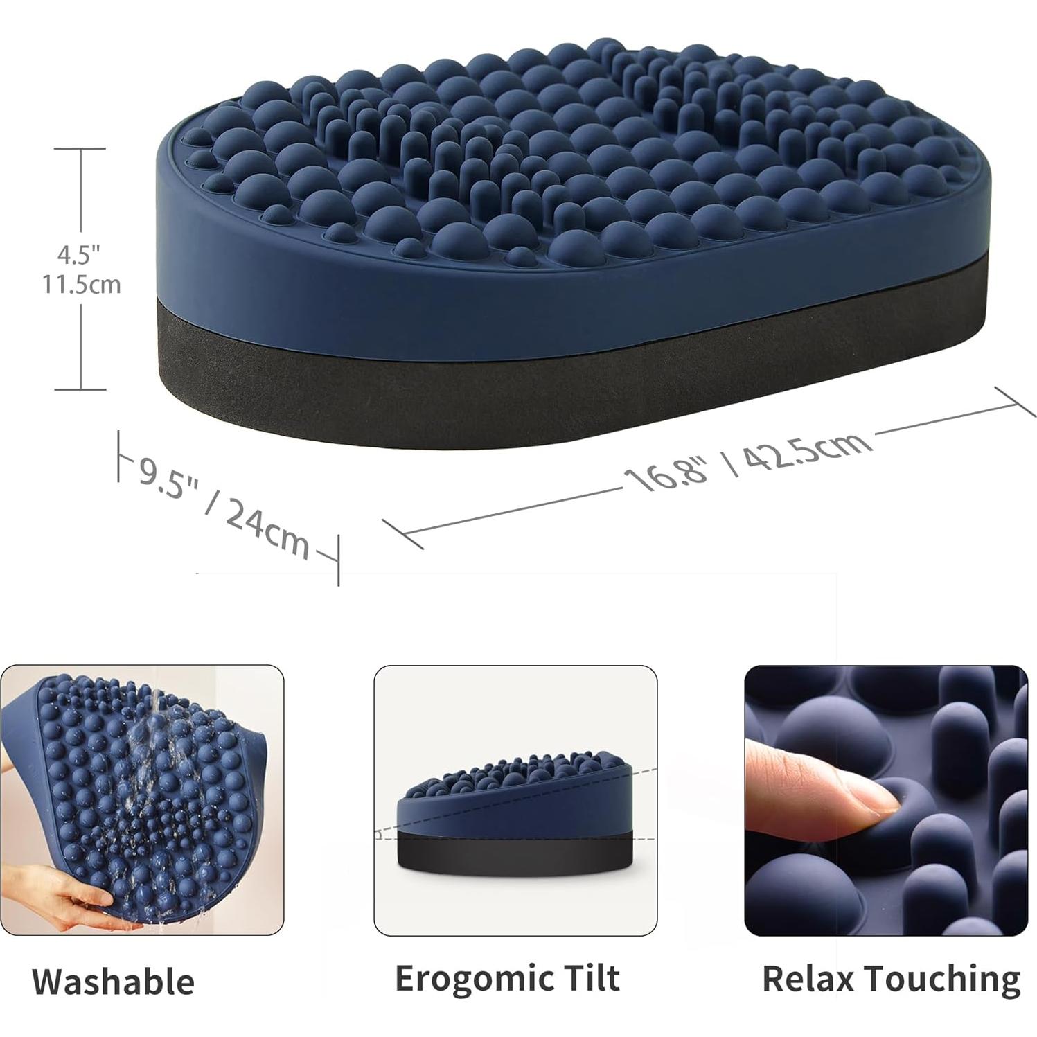 Reposapiés DIKDOC de Silicona Azul para Alivio de Pies