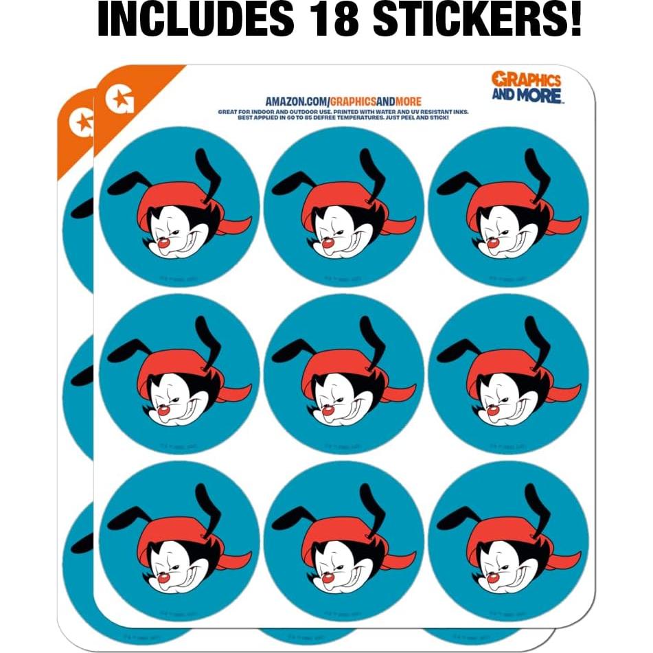 Calendario Planificador Animaniacs - 18 Pegatinas Claras