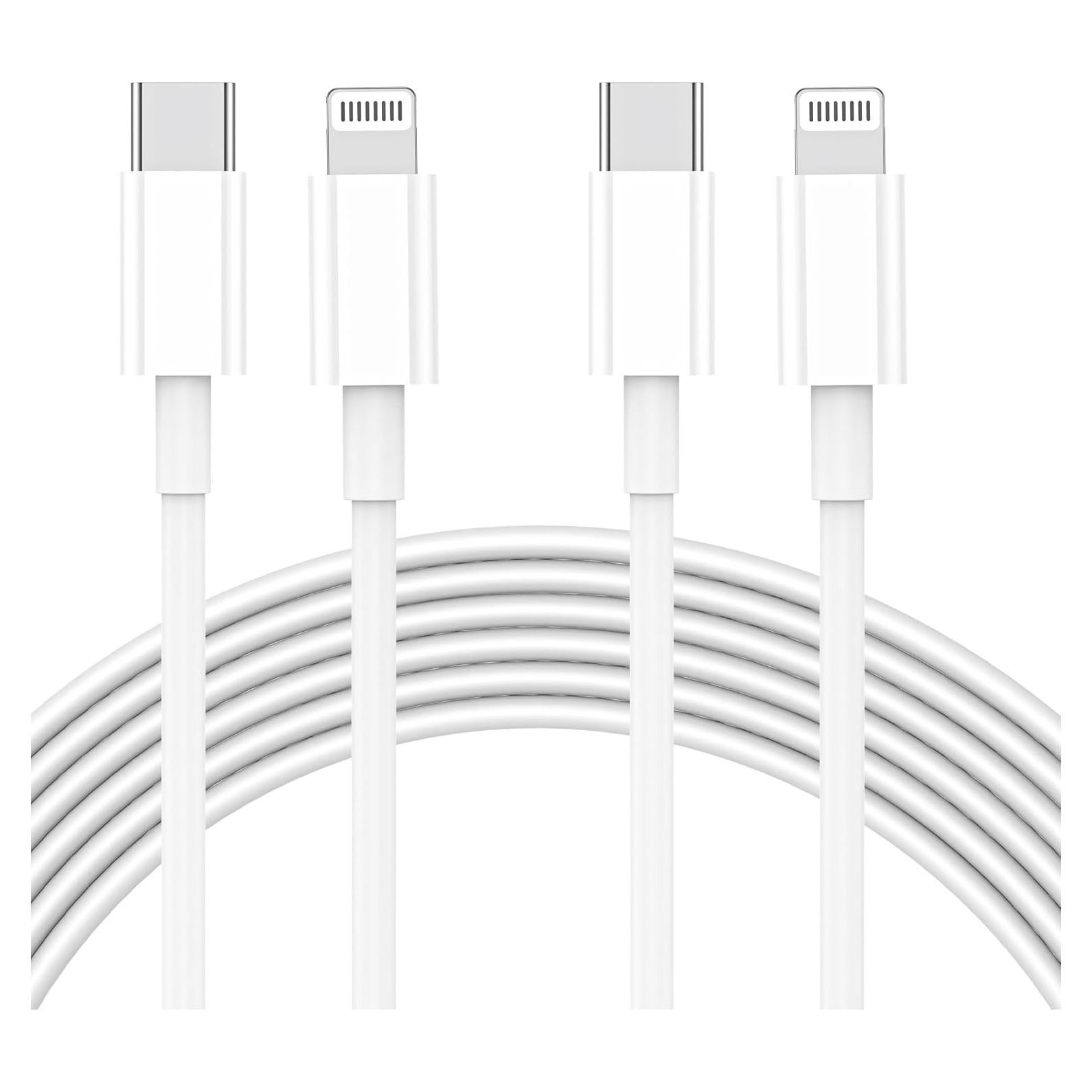 Cable USB C a Lightning Niubil 2Pack 3m Carga Rápida MFi