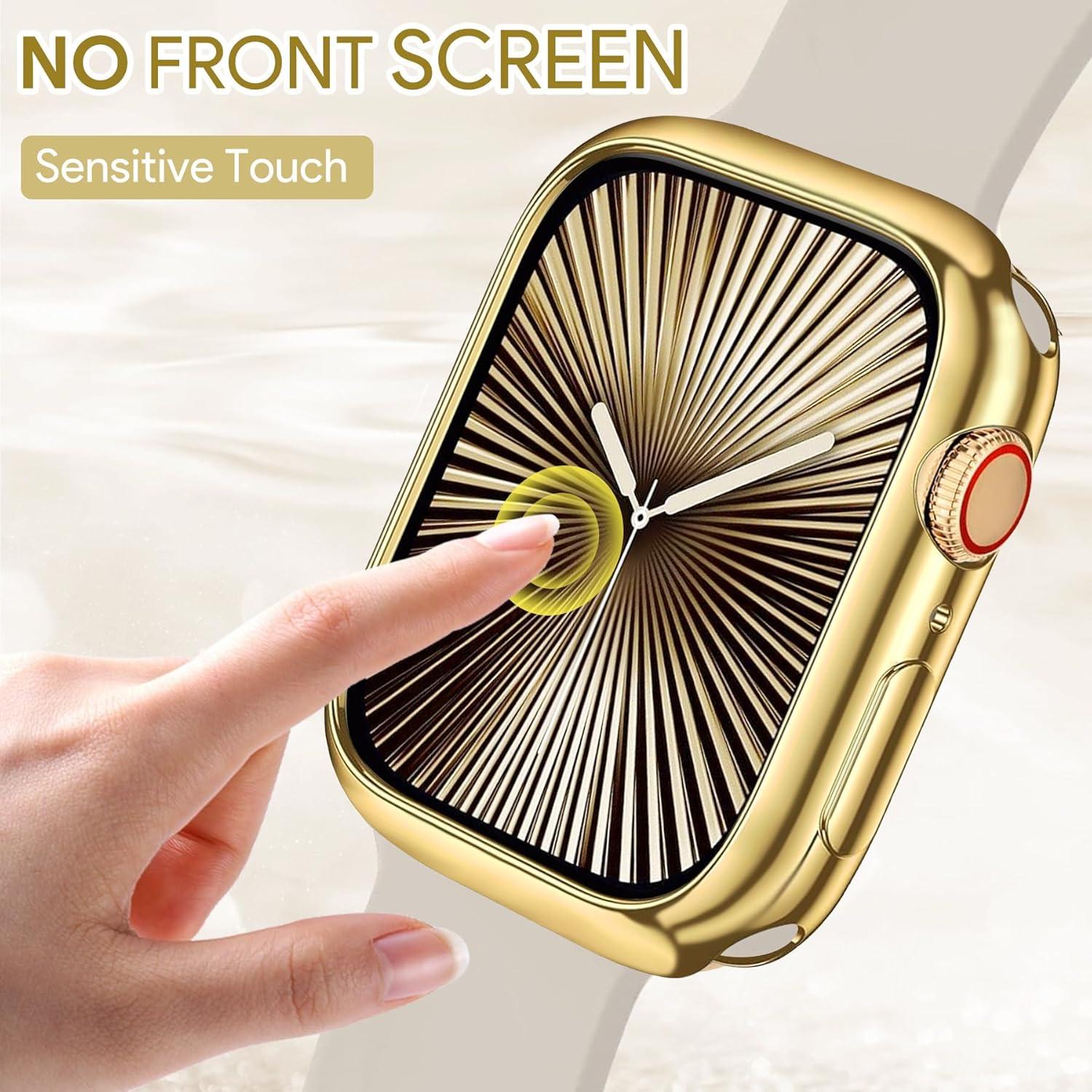 Funda TPU Flexible JR.DM 38mm para Apple Watch Series 3/2/1 Dorado