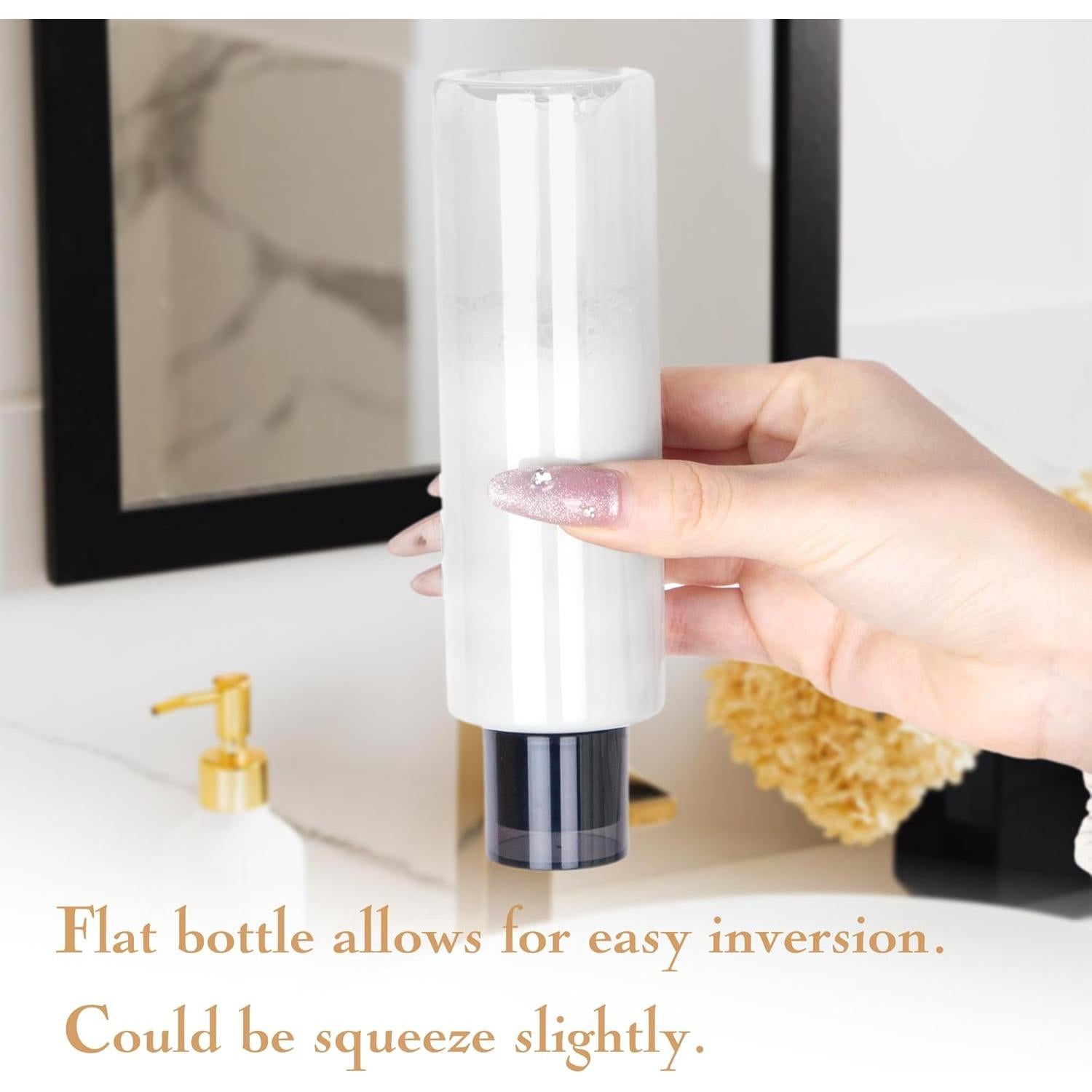 Botellas de Viaje 150ml ZEJIA - 3 Piezas a Prueba de Fugas