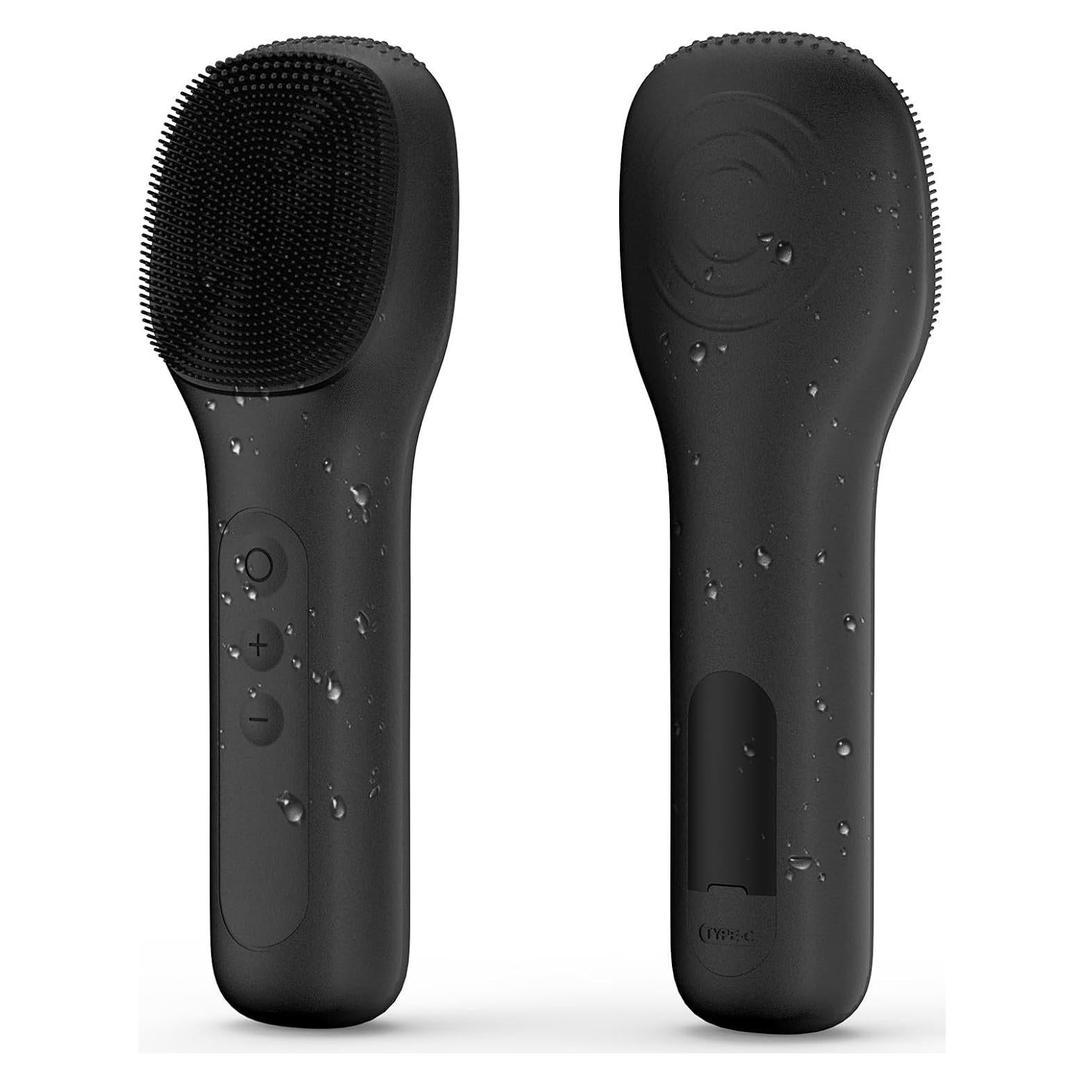 Cepillo Facial Limpiador Eléctrico Recargable IPX7 Negro