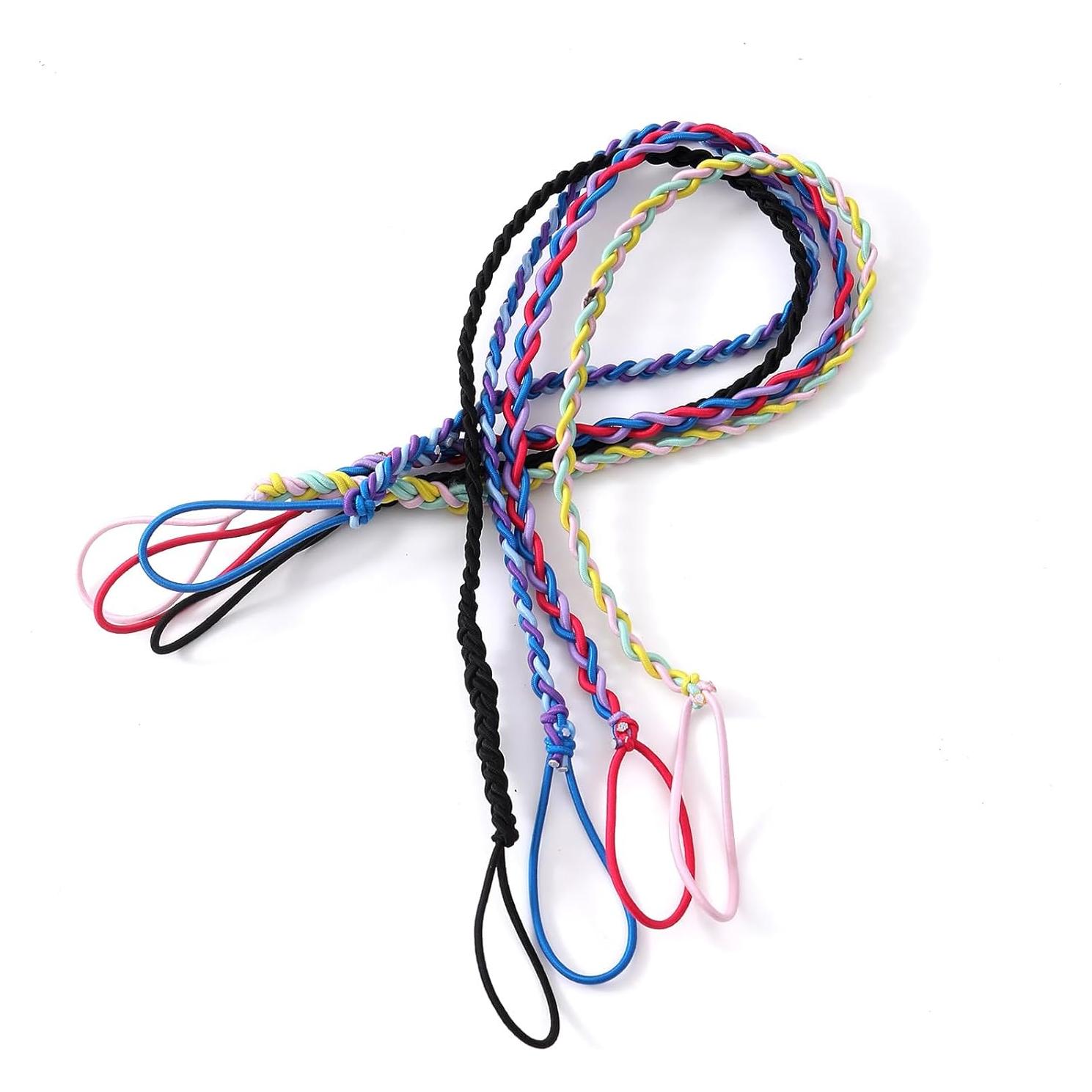 Sujetadores de Cabello Elásticos THJ 2.5mm 4 Piezas Mezcla