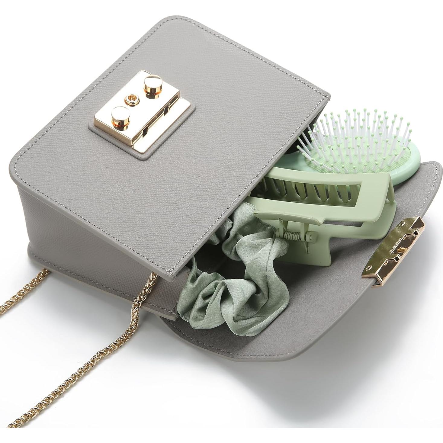 Set de 8 Mini Cepillos de Viaje para Dama de Honor - Negro