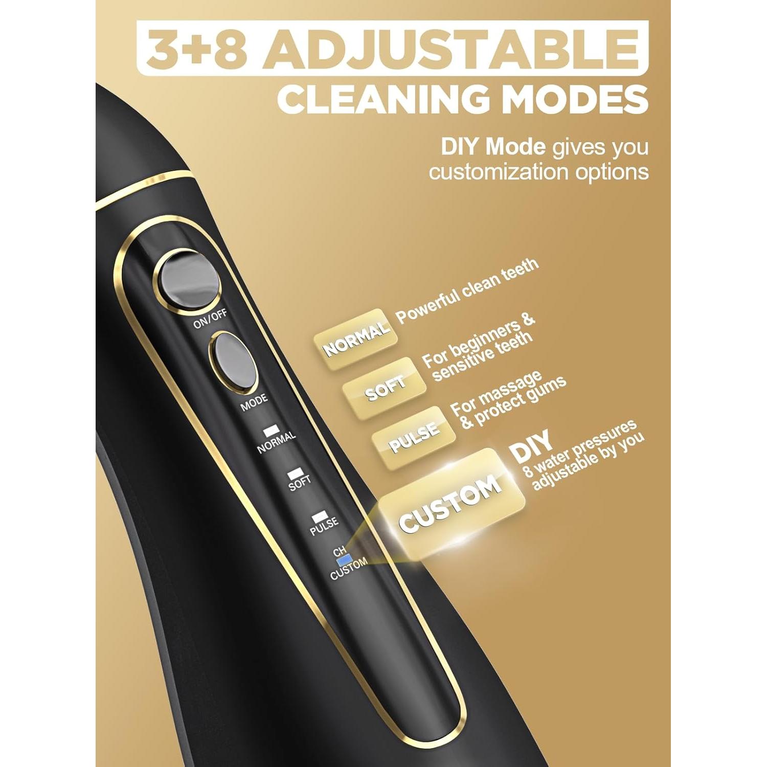 Irrigador Dental Portátil Oralfree F5025 Recargable IPX7