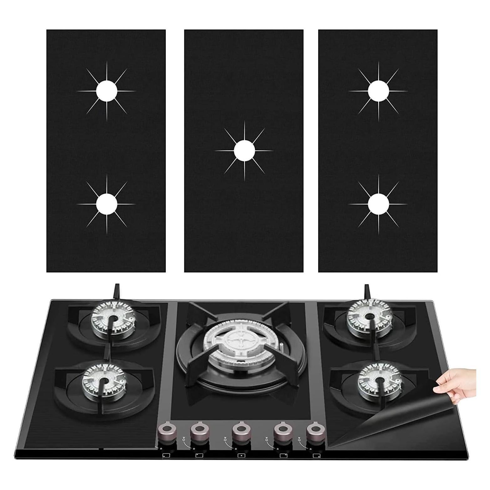 Juego de 3 Protectores para Estufas de Gas Auoiian - Resistentes al Calor