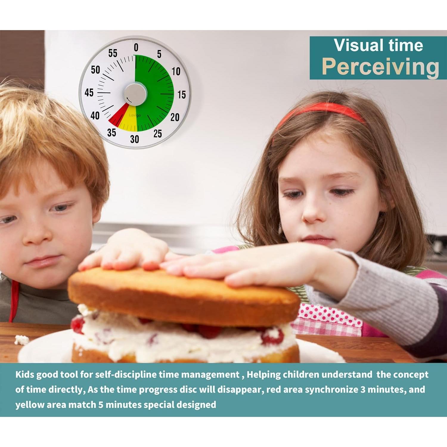 Temporizador de Cocina Lavigo LT21-TC 19 cm Visual Silencioso