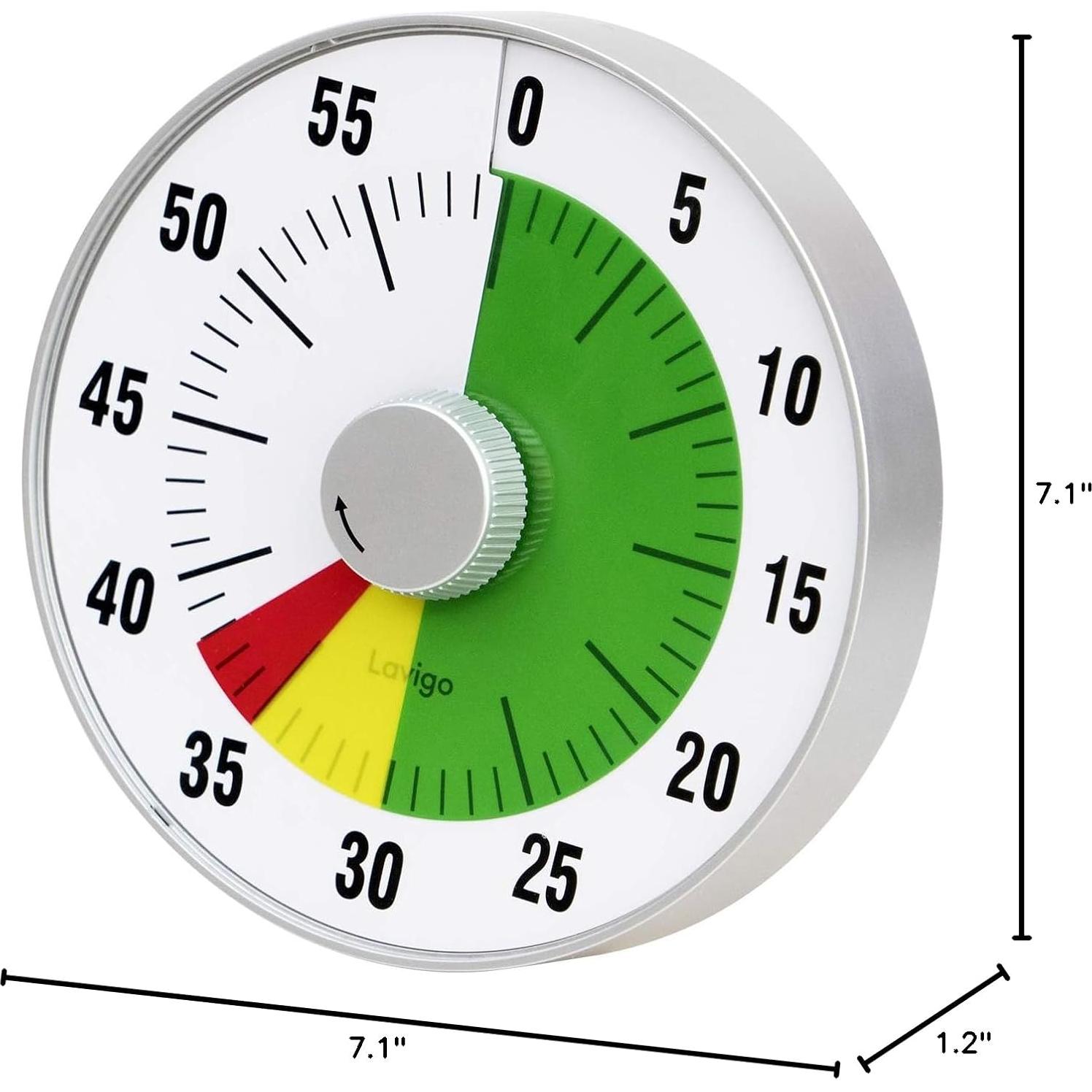 Temporizador de Cocina Lavigo LT21-TC 19 cm Visual Silencioso
