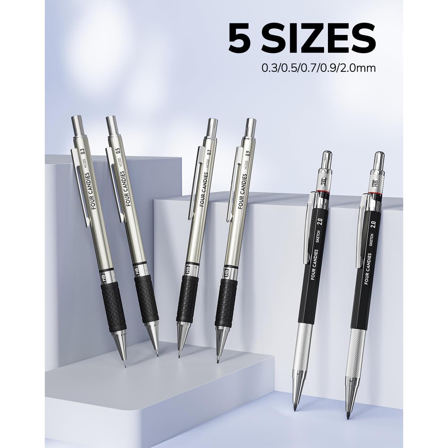 Juego de Lápices Mecánicos Artísticos 27PCS Four Candies