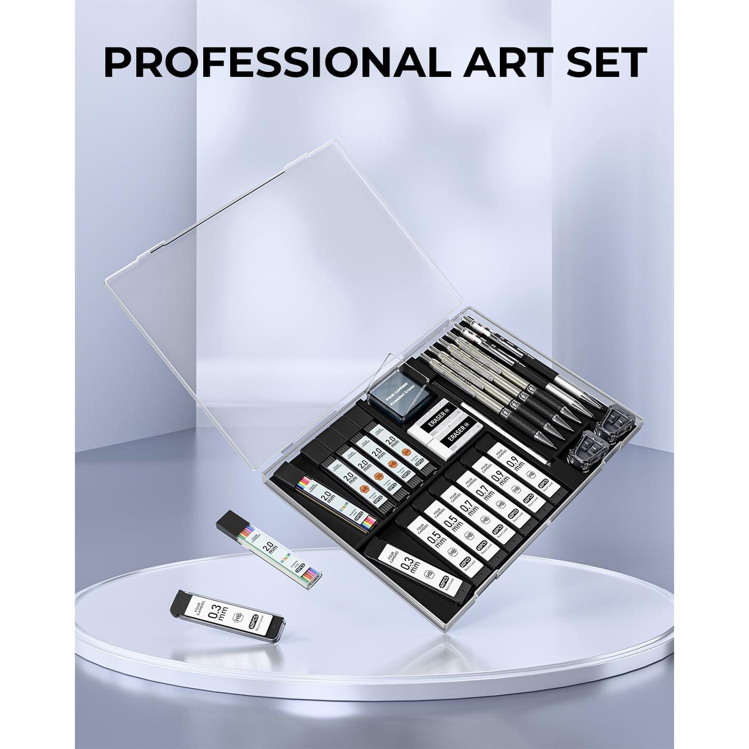 Juego de Lápices Mecánicos Artísticos 27PCS Four Candies