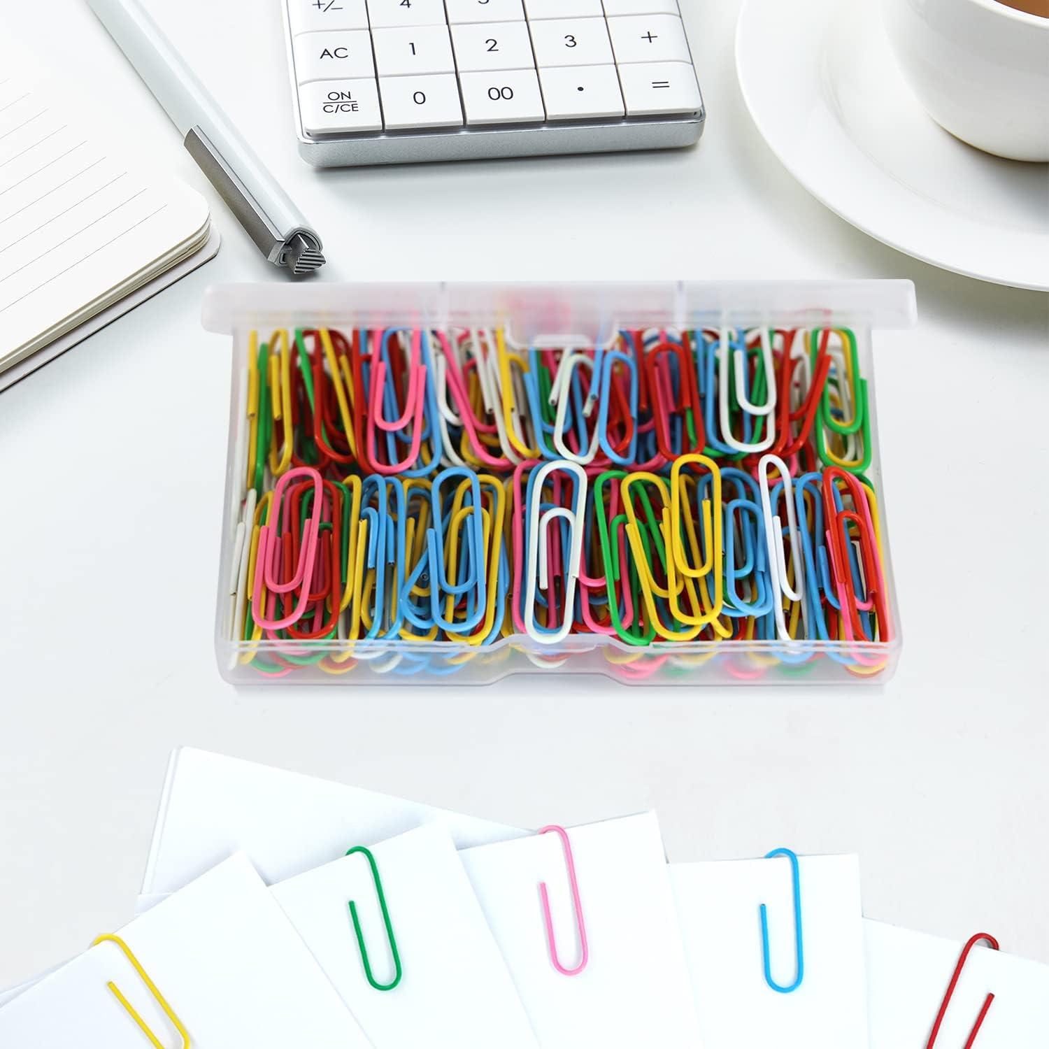 Clips de Papel Medianos AnutriON Asortidos 180 Piezas 33mm