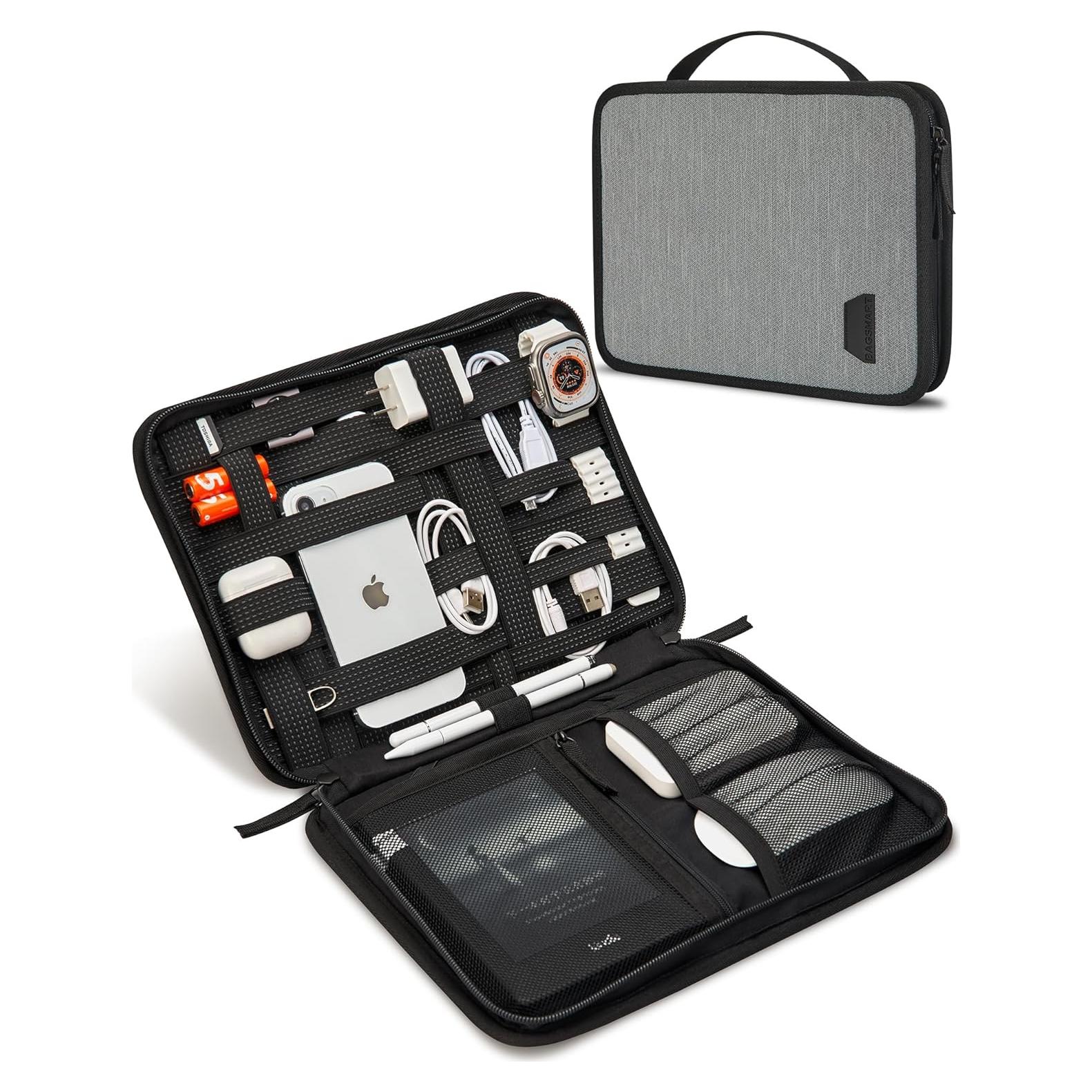 Bolsa Organizadora de Tecnología BAGSMART Gris 30x23x4 cm