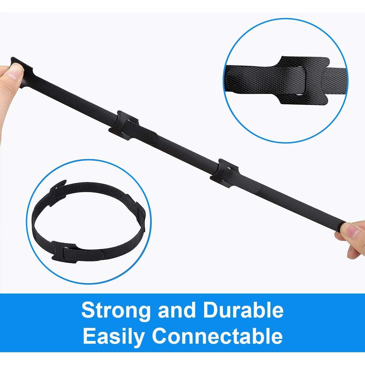 60 Sujetacables Reutilizables California JOS 15.24 cm Coloridos