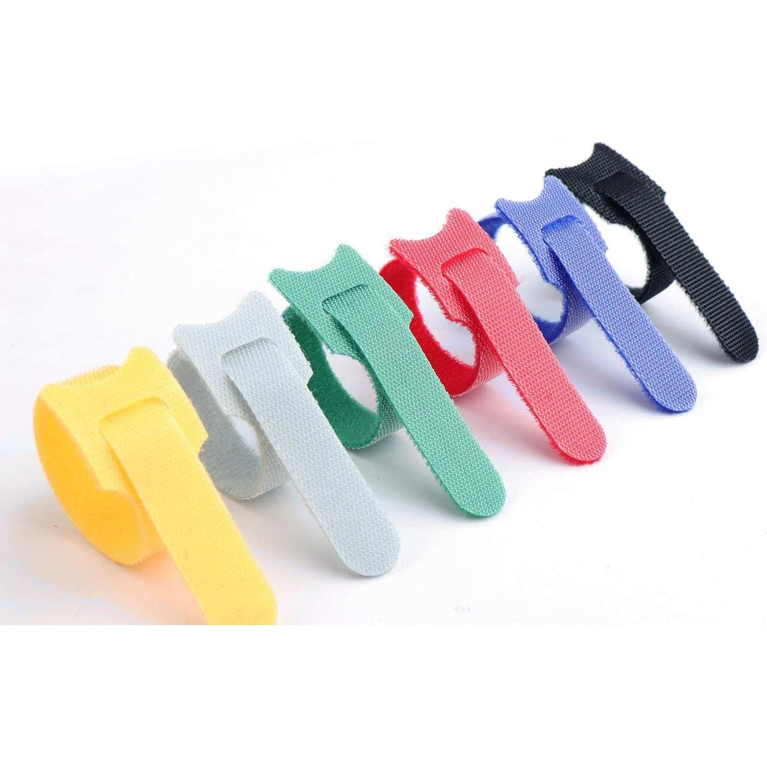 60 Sujetacables Reutilizables California JOS 15.24 cm Coloridos