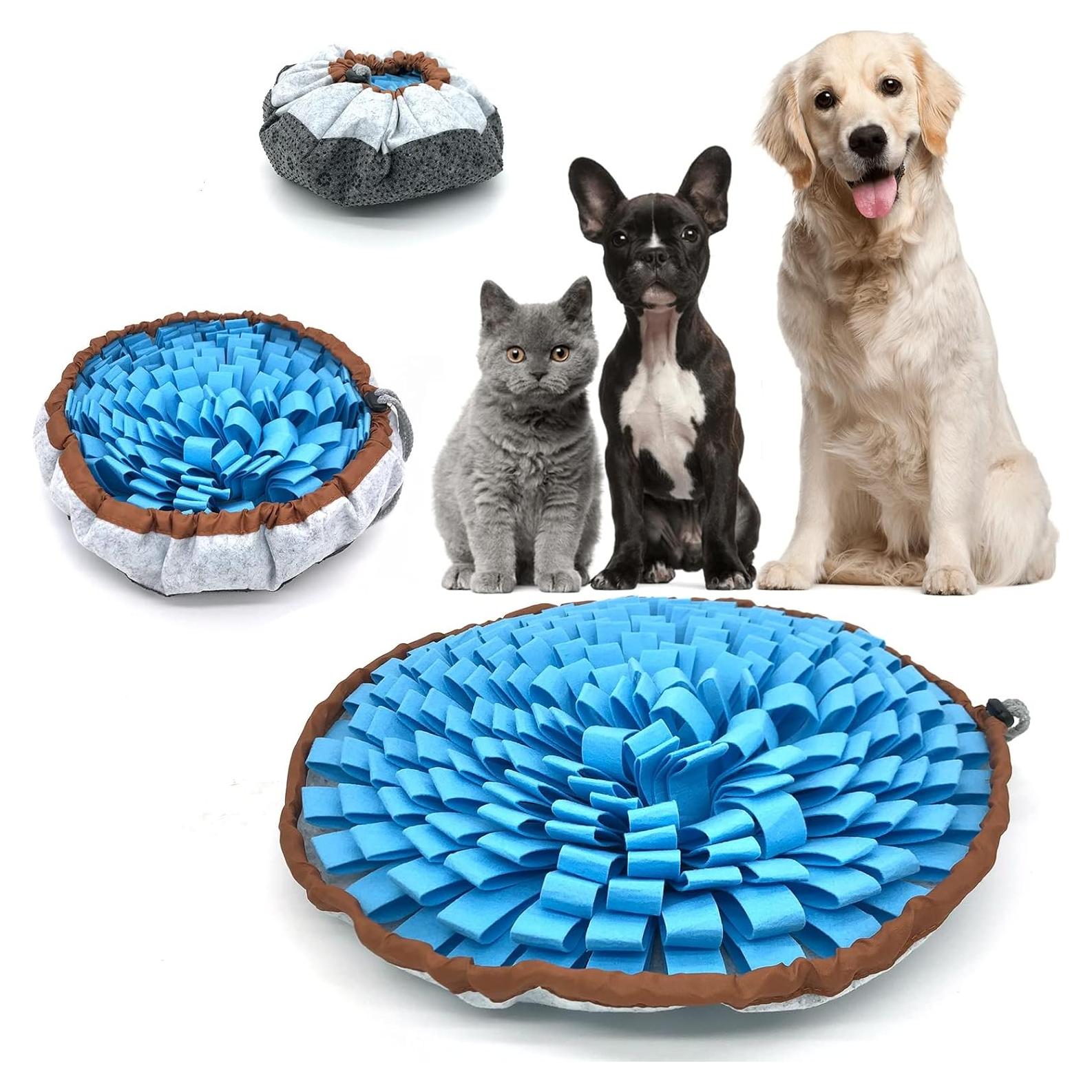 Alfombra de Olfateo para Perros NEECONG Azul 48x48cm