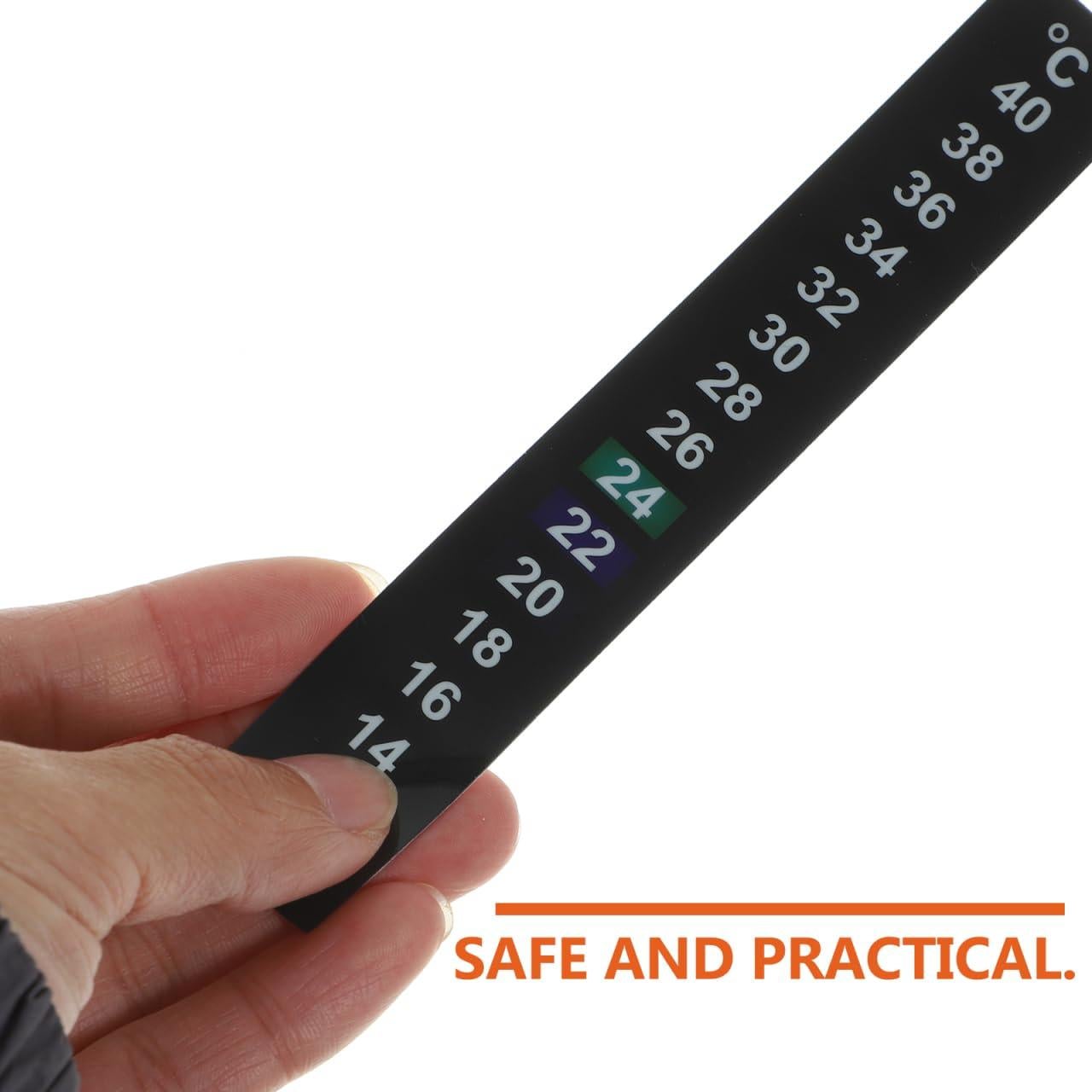 FRCOLOR 30 Pcs Tiras Termómetro Adhesivas para Acuario 10-40°C