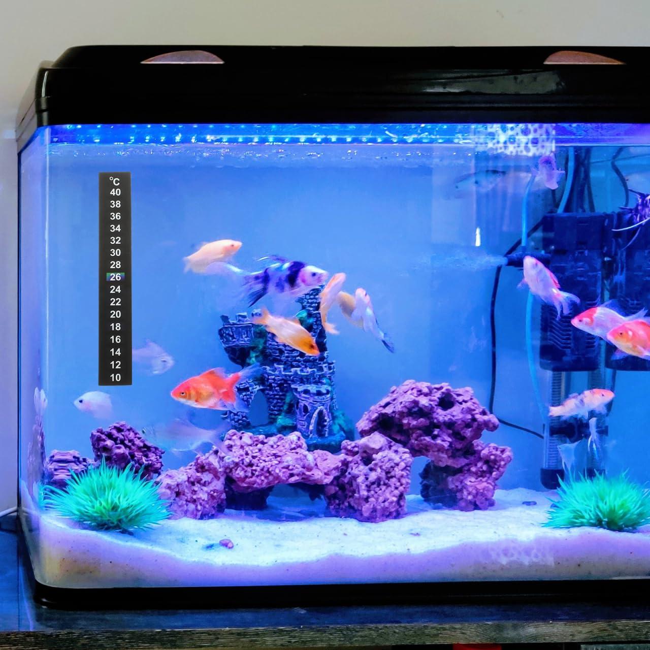 FRCOLOR 30 Pcs Tiras Termómetro Adhesivas para Acuario 10-40°C