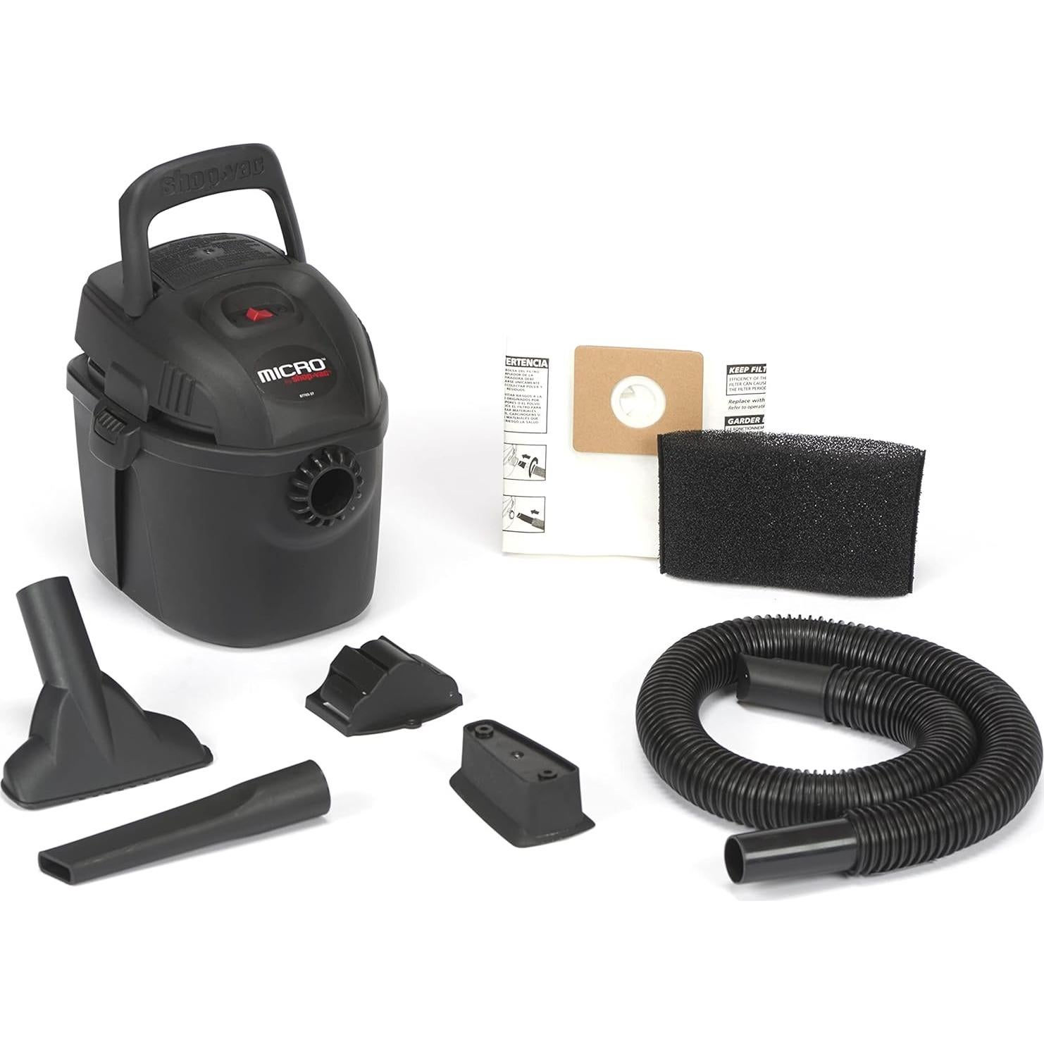 Aspiradora Húmeda y Seca Shop-Vac 1 Galón + Varillas 1.25"