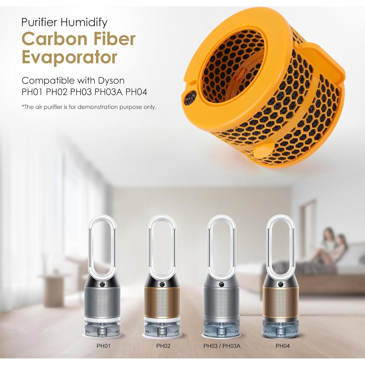 Filtro de Evaporador de Carbono Dali para Purificador Dyson PH01 PH04