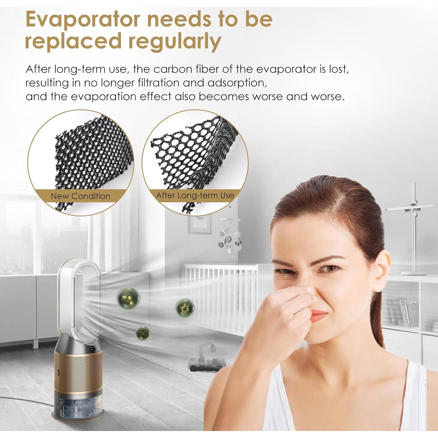 Filtro de Evaporador de Carbono Dali para Purificador Dyson PH01 PH04