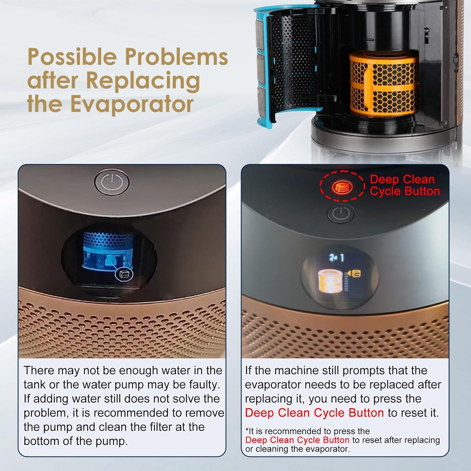 Filtro de Evaporador de Carbono Dali para Purificador Dyson PH01 PH04