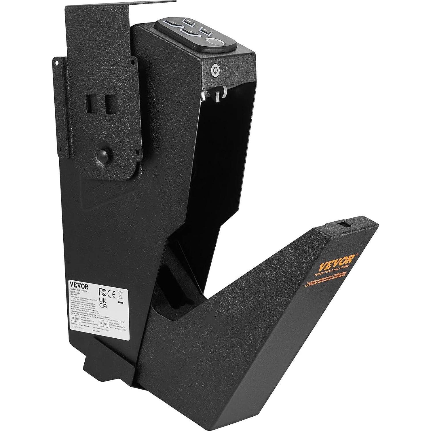 Caja Fuerte Biométrica VEVOR para Pistolas con Acceso Rápido