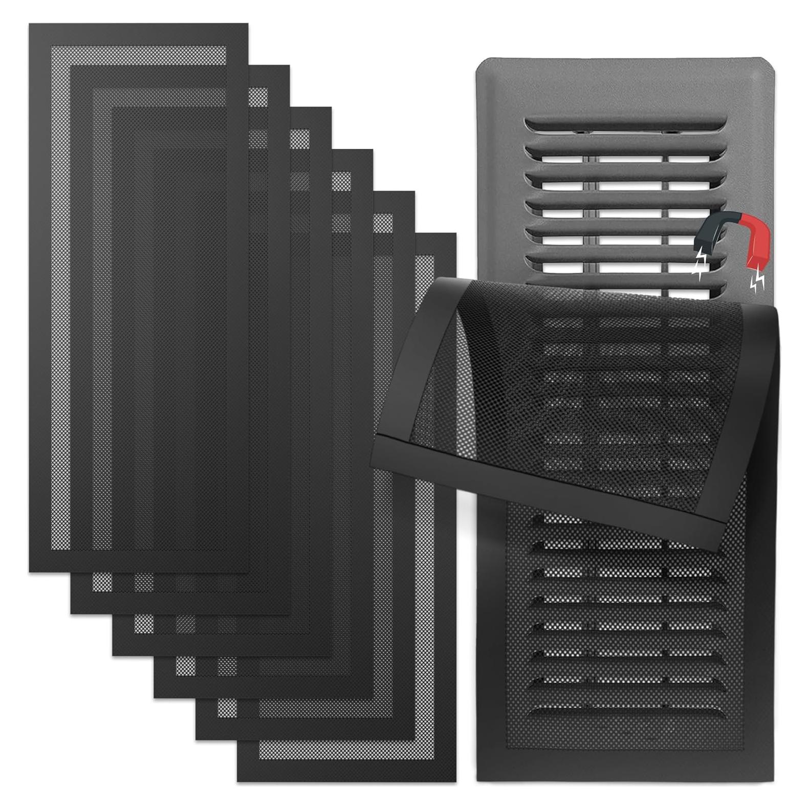 Paquete de 6 Cubiertas de Ventilación Magnéticas 10 x 25 cm Warmfarm