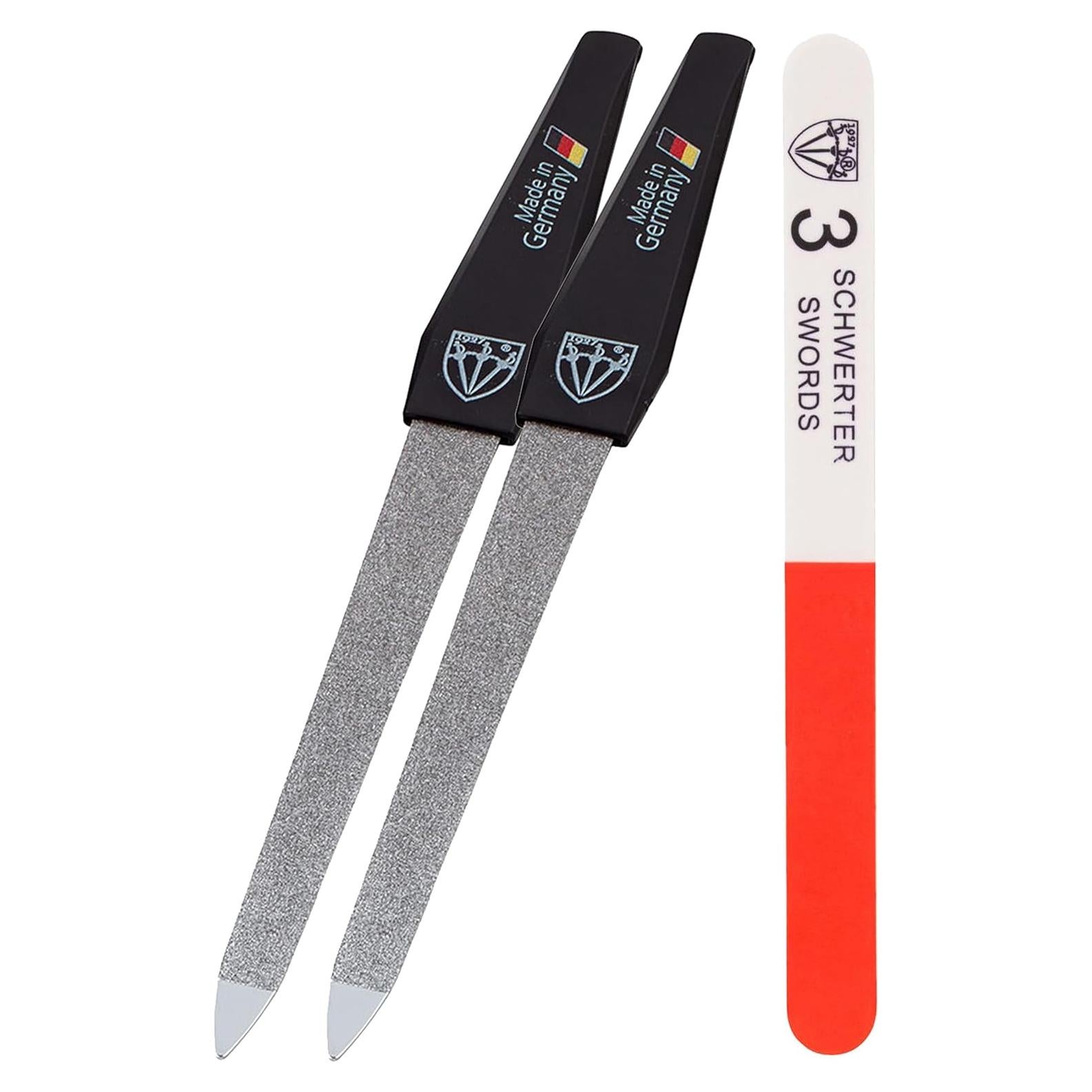 Juego de Lima de Uñas Zafiro 3 Espadas Alemania 2 Piezas