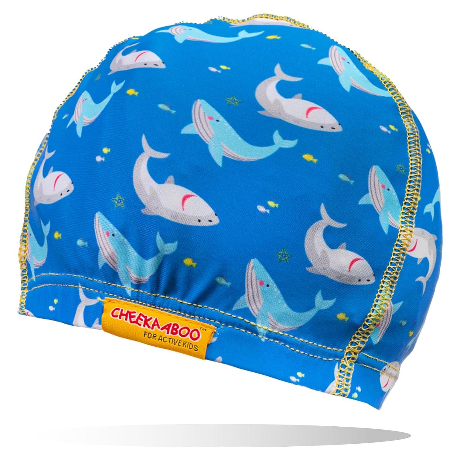 Gorro de natación para niños Cheekaaboo Tiburón - Spandex