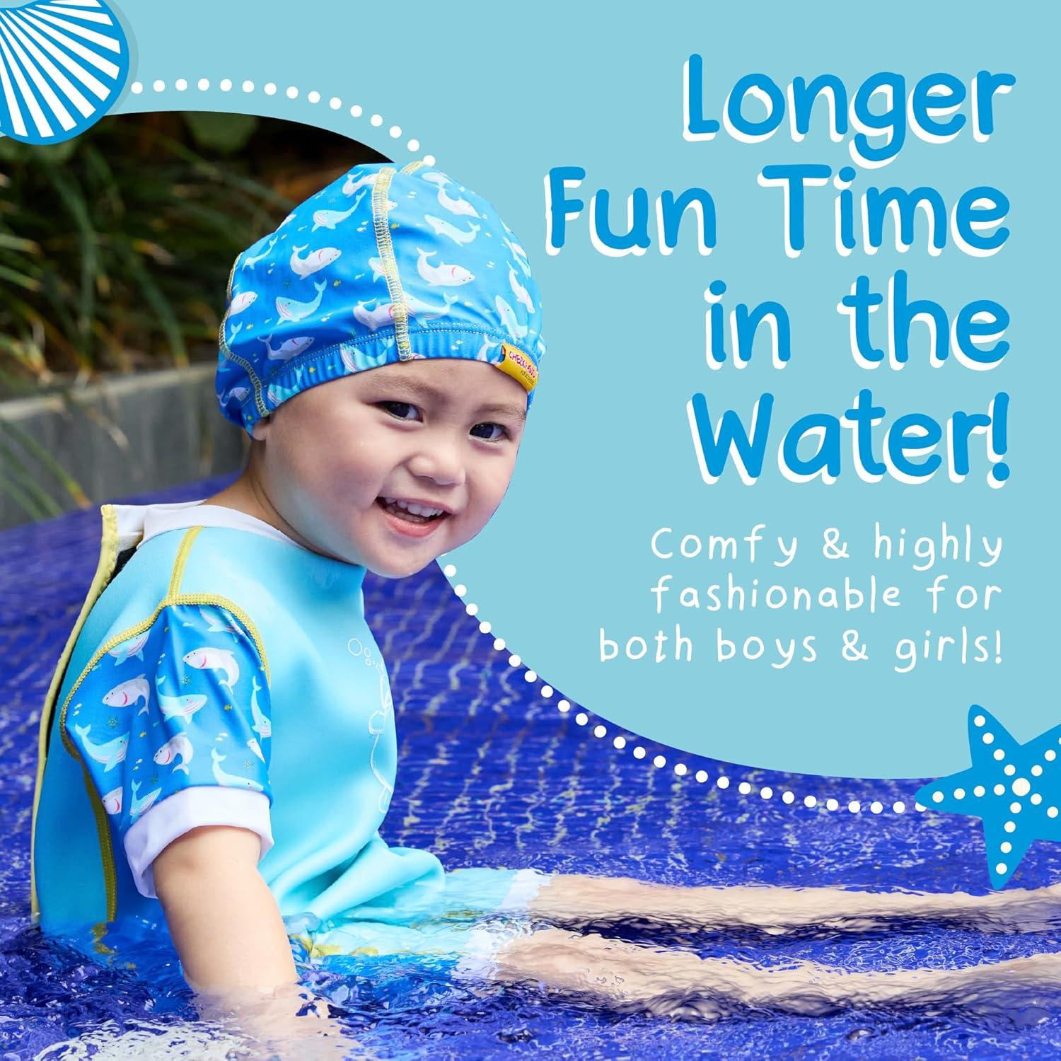 Gorro de natación para niños Cheekaaboo Tiburón - Spandex